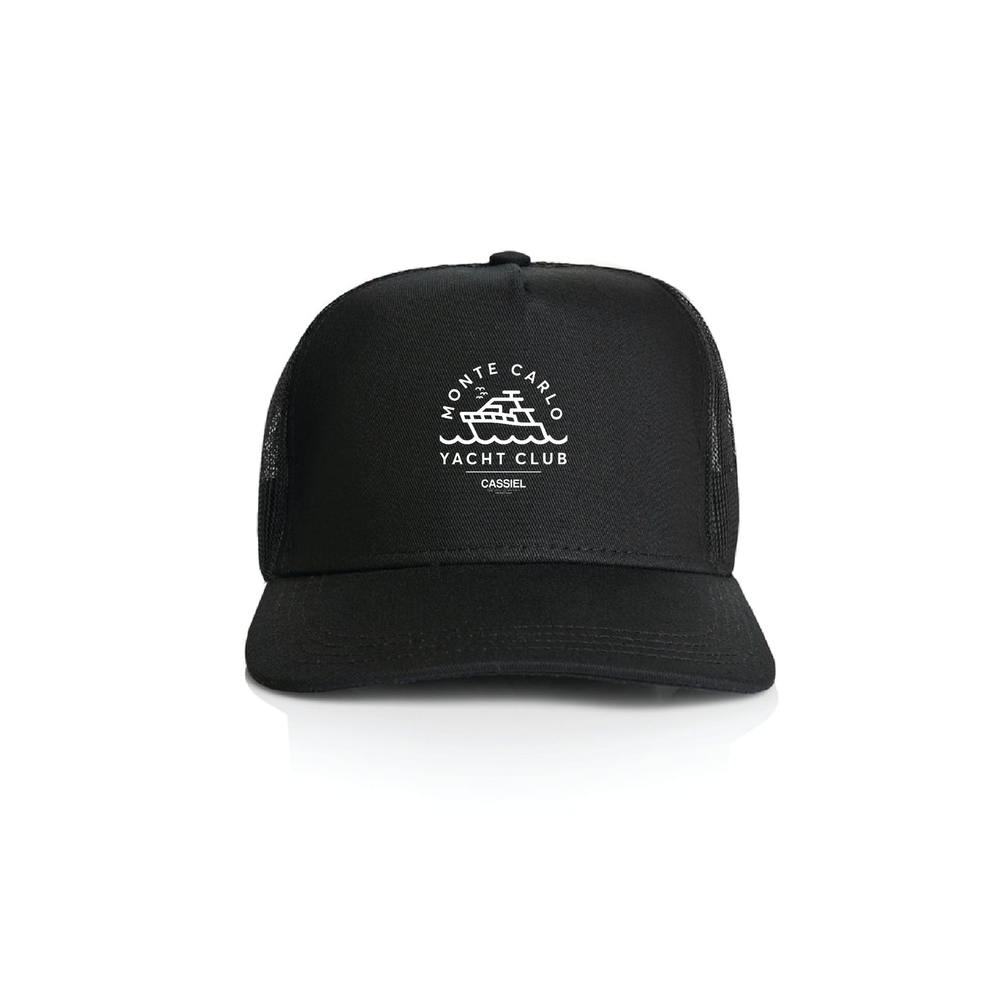 Cassiel Monte Carlo Black Trucker Cap