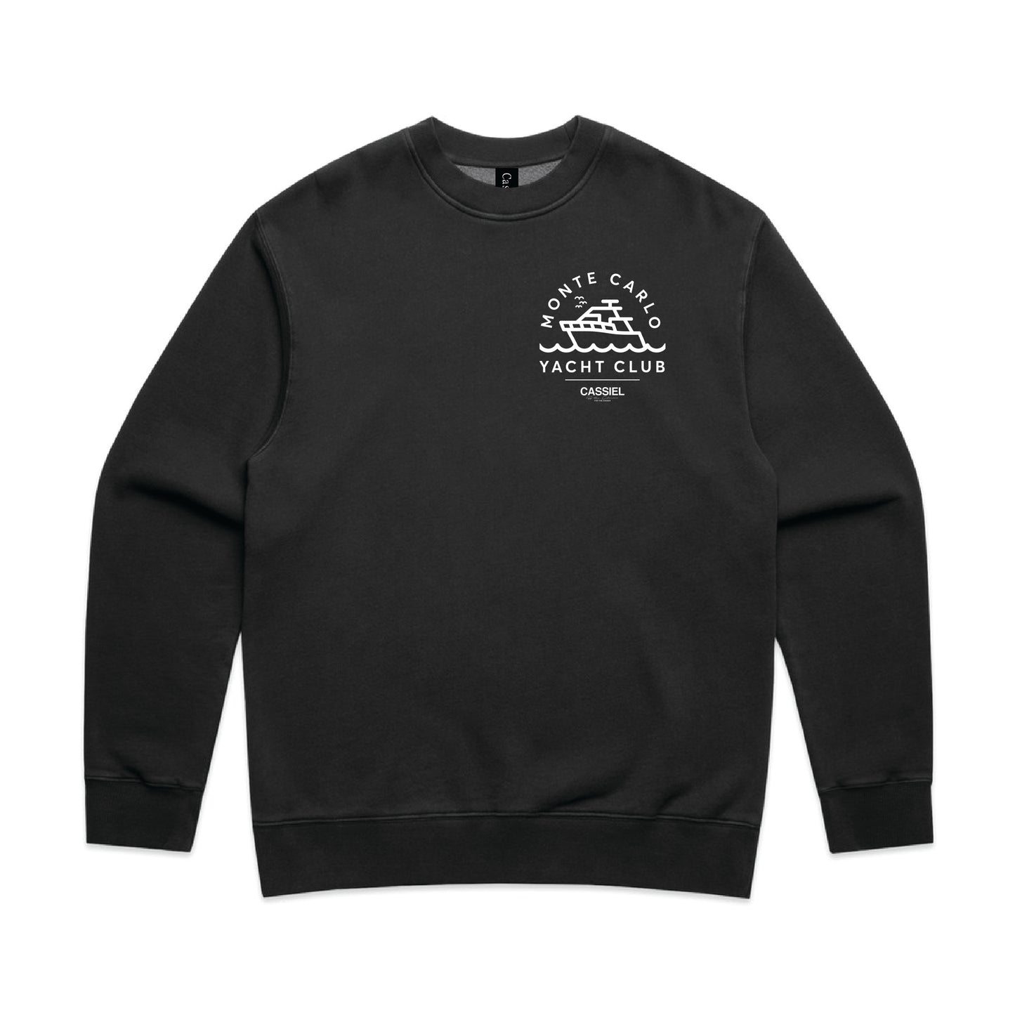 Cassiel Monte Carlo Faded Black Sweatshirt