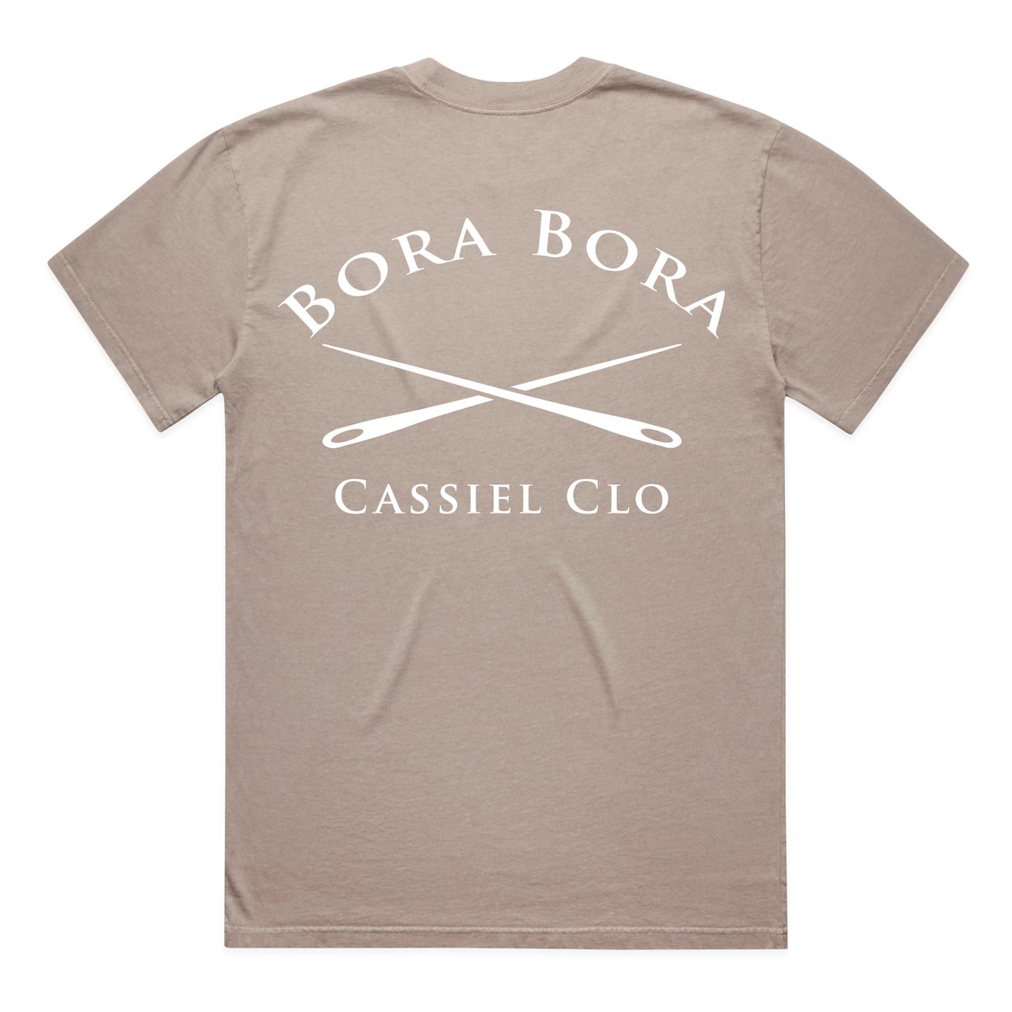 Cassiel Bora Bora Faded Mushroom Tee