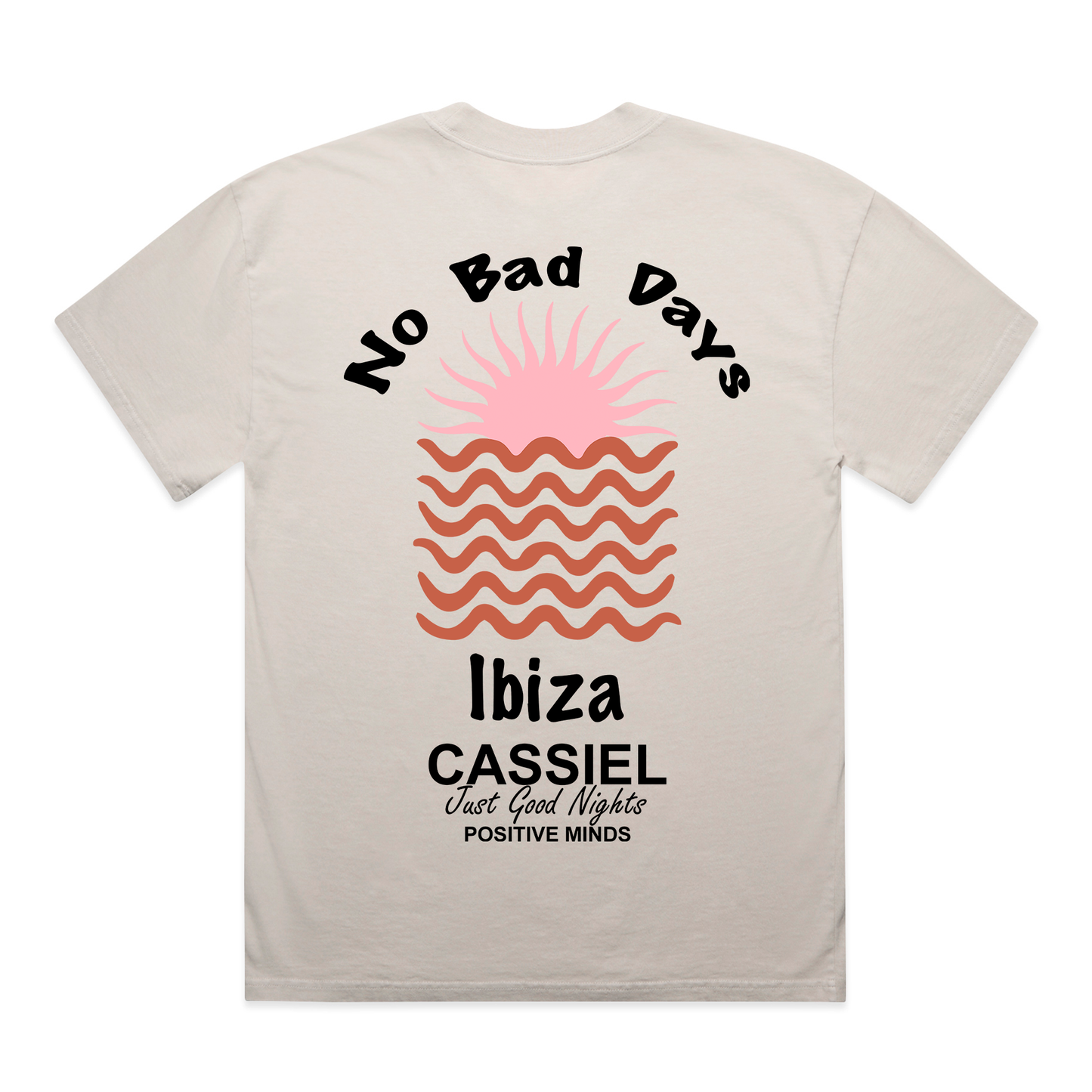 Cassiel Ibiza Faded Bone Tee