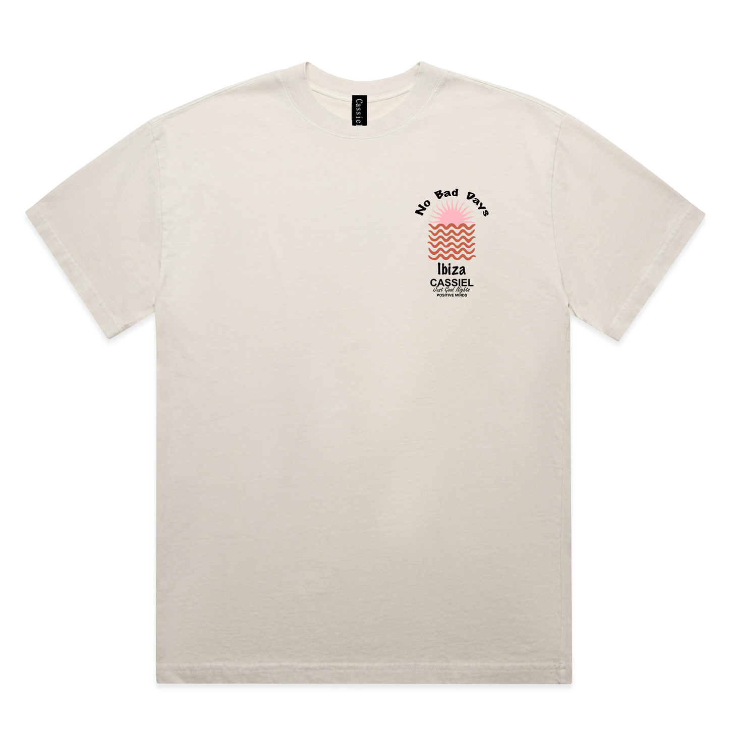 Cassiel Ibiza Faded Bone Tee