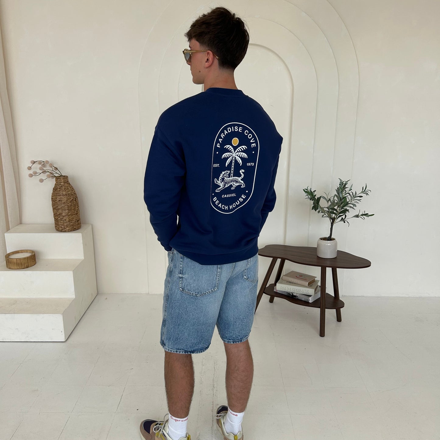Cassiel Paradise Cove Blue Sweatshirt