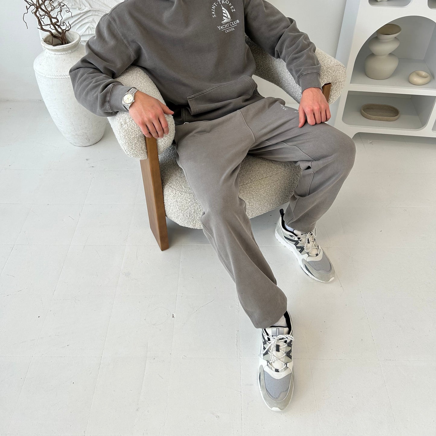 Cassiel Saint Tropez Faded Grey Sweatpant