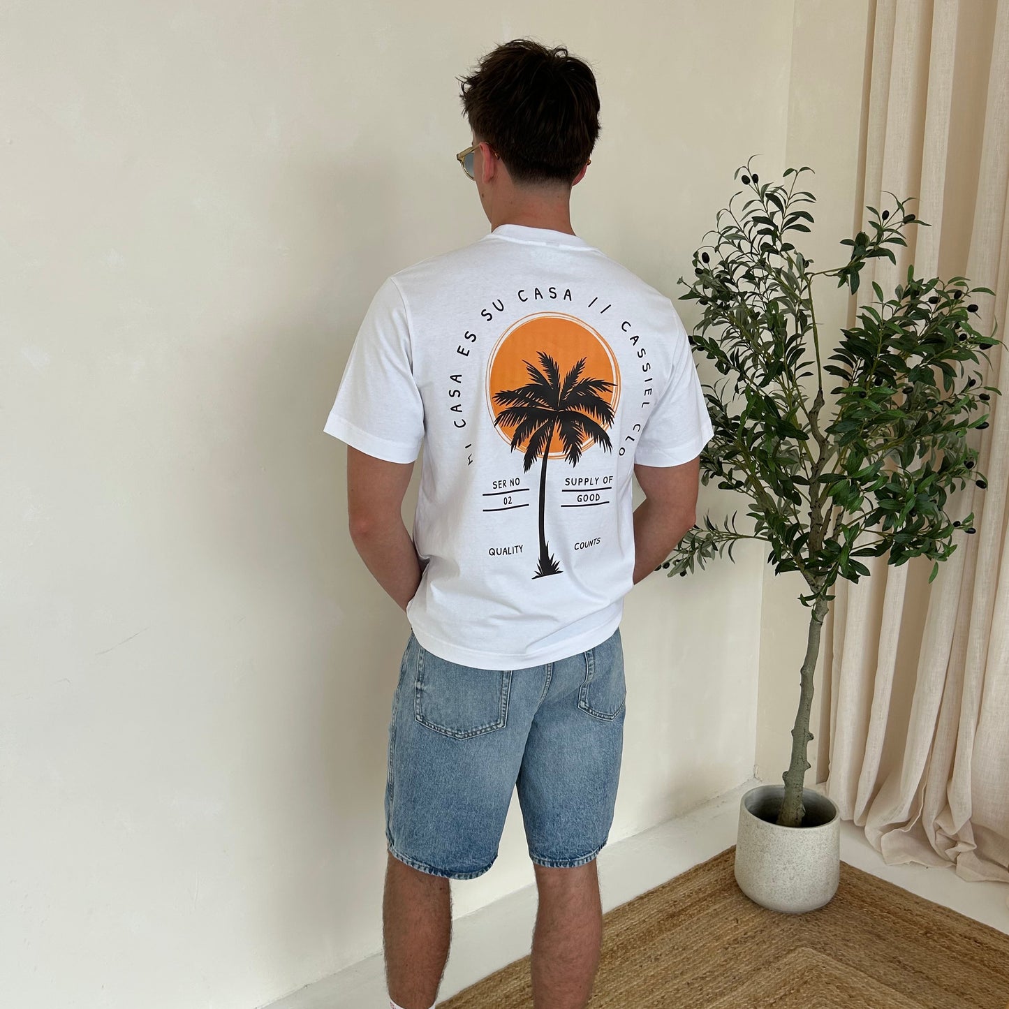 Cassiel Mi Casa Box White Tee