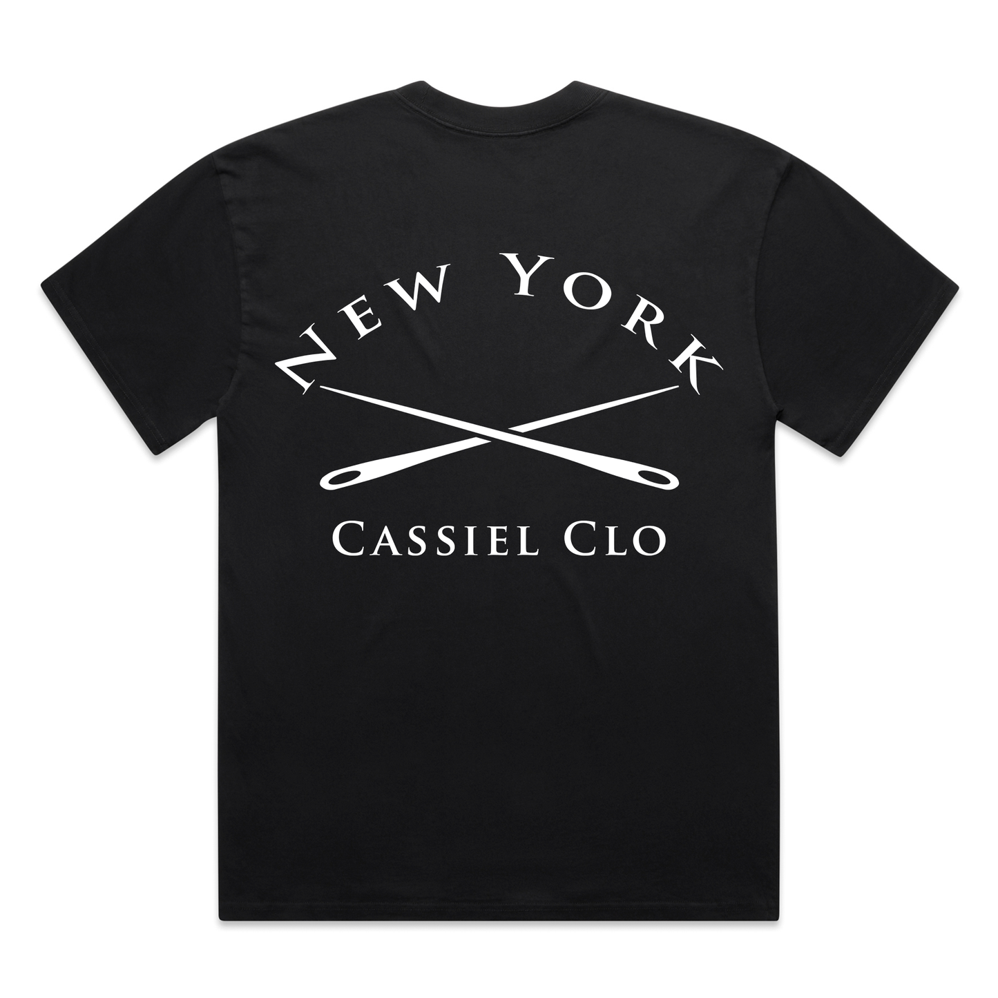 Cassiel New York Faded Black Tee