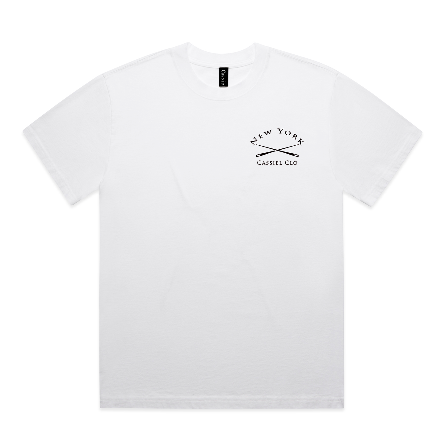 Cassiel New York Faded White Tee
