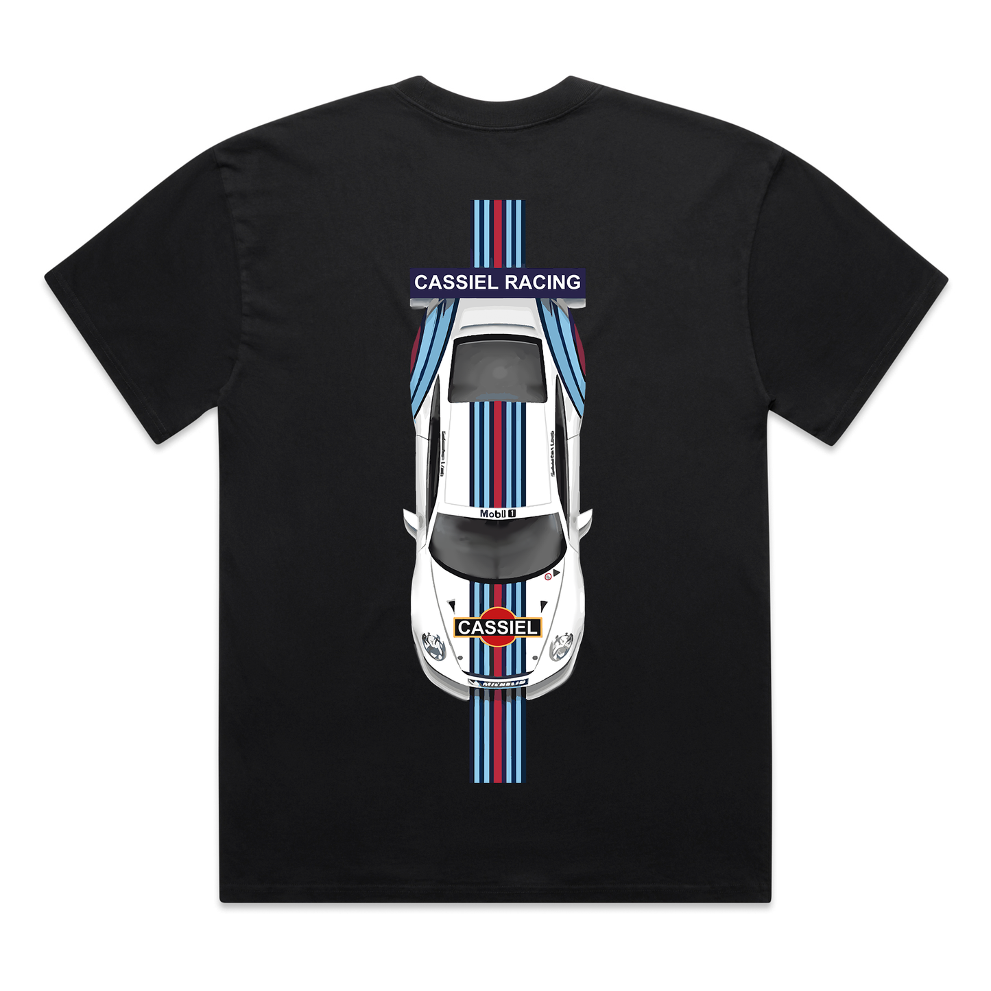 Cassiel Martini Faded Black Tee