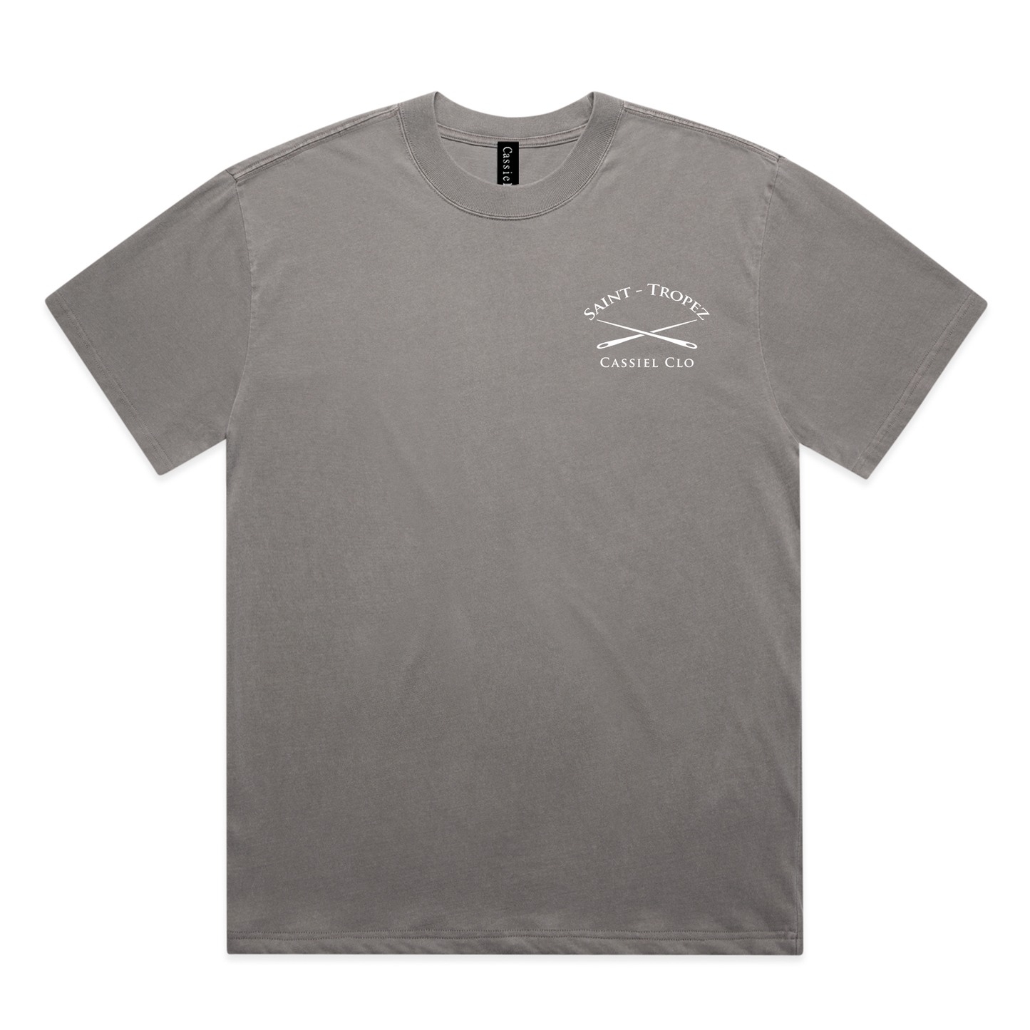 Cassiel Saint Tropez Faded Grey Tee