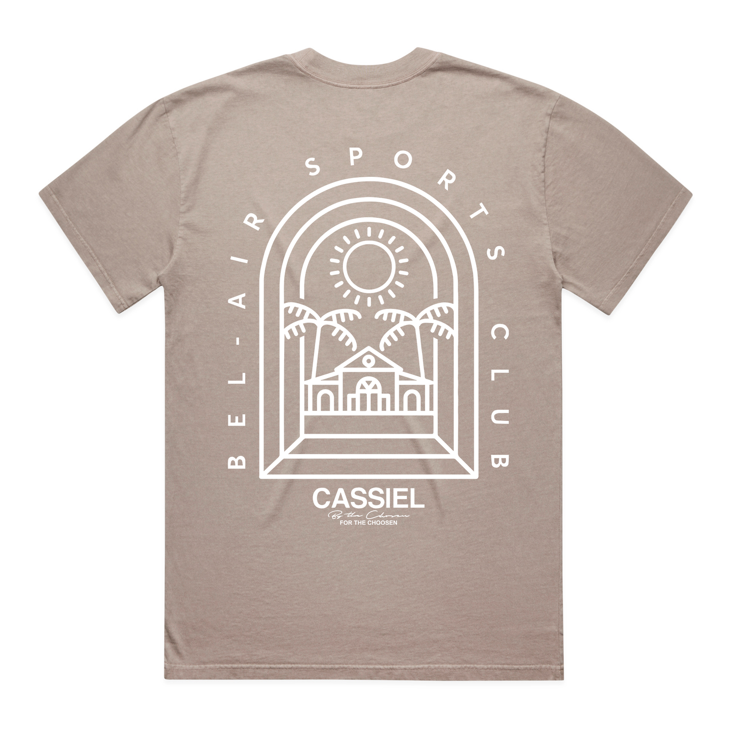 Cassiel Bel Air Faded Mushroom Tee