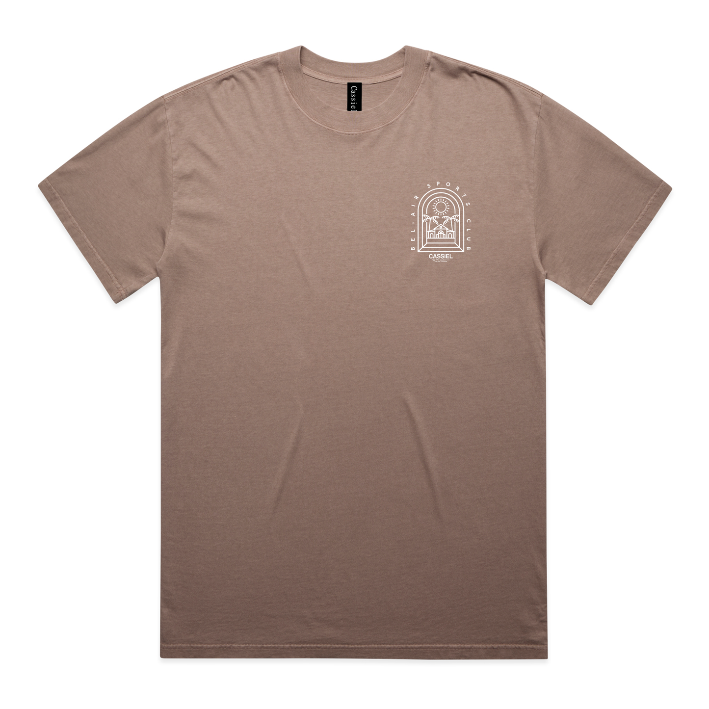 Cassiel Bel Air Faded Mushroom Tee