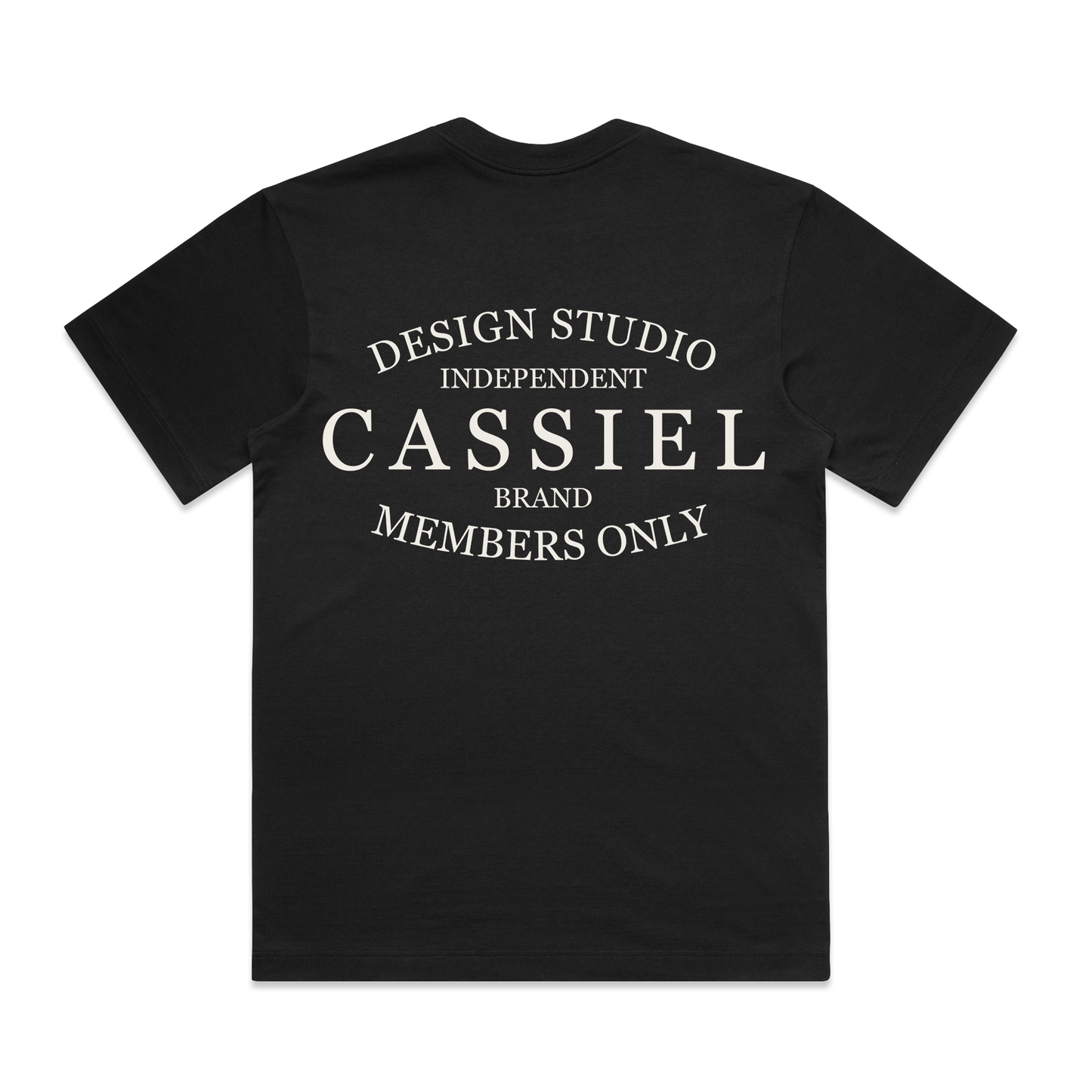Cassiel Brand Box Black Tee