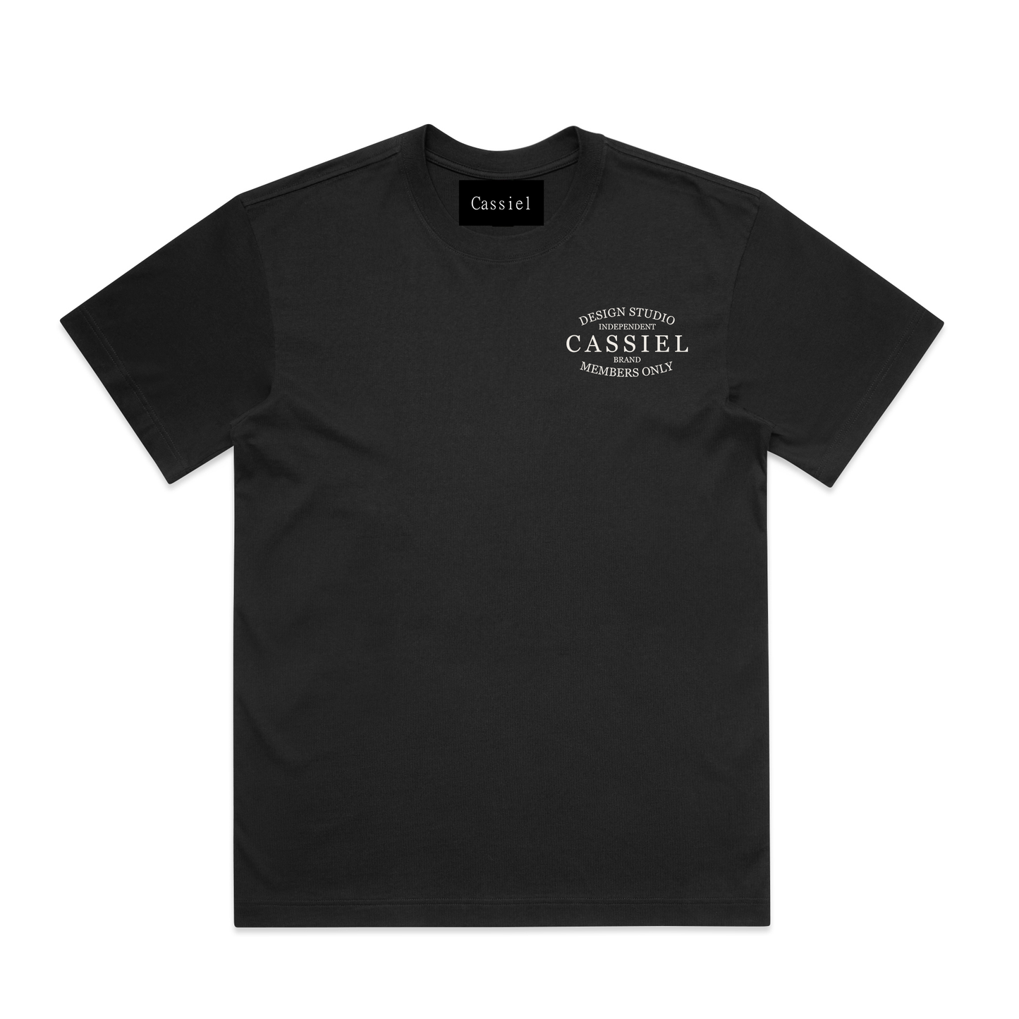 Cassiel Brand Box Black Tee