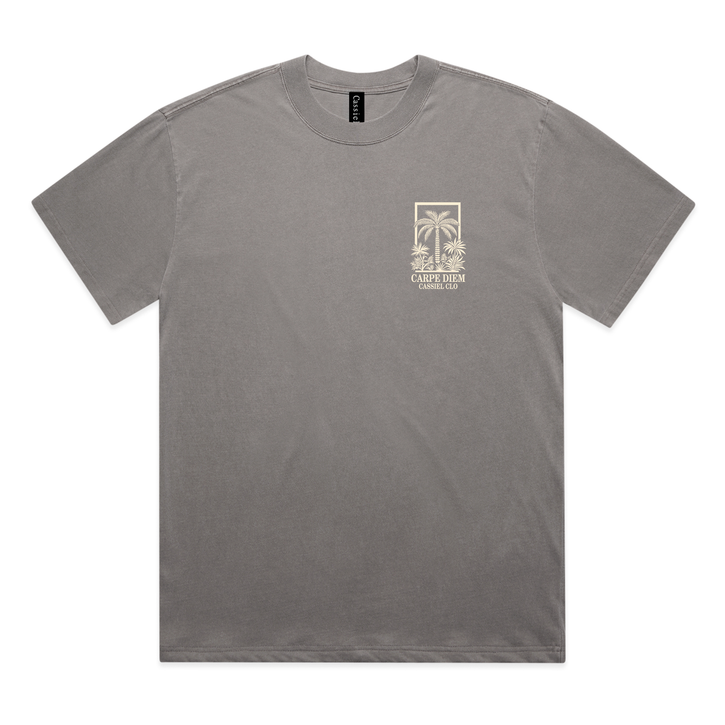 Cassiel Carpe Diem Faded Grey Tee