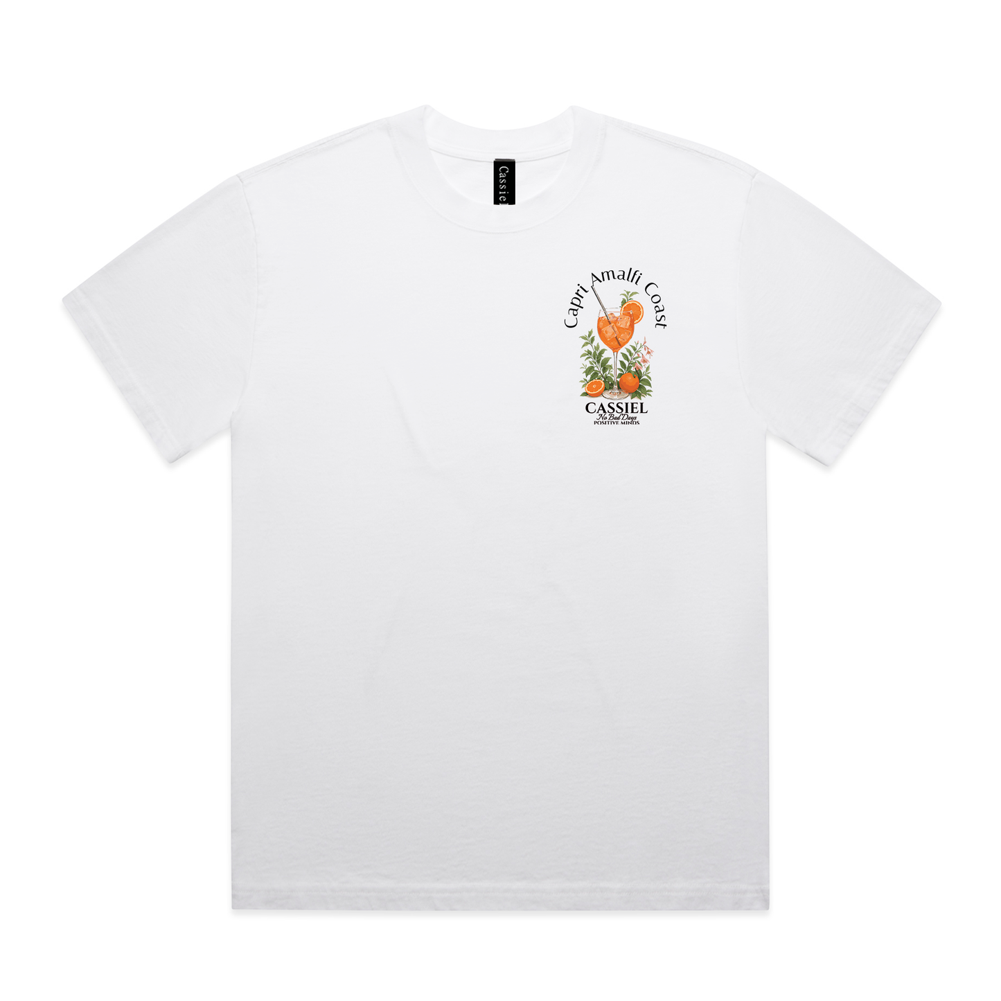 Cassiel Capri Faded White Tee
