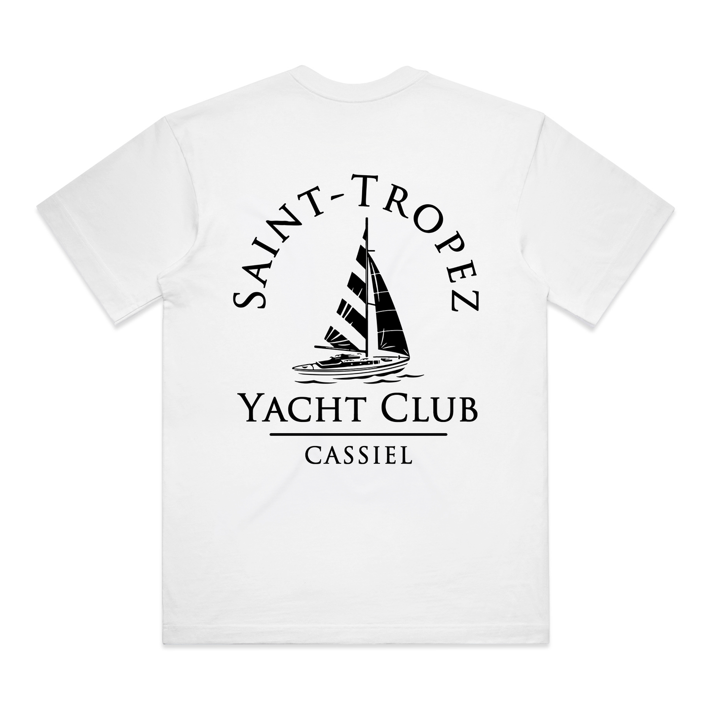 Cassiel Saint Tropez Yacht Box White Tee