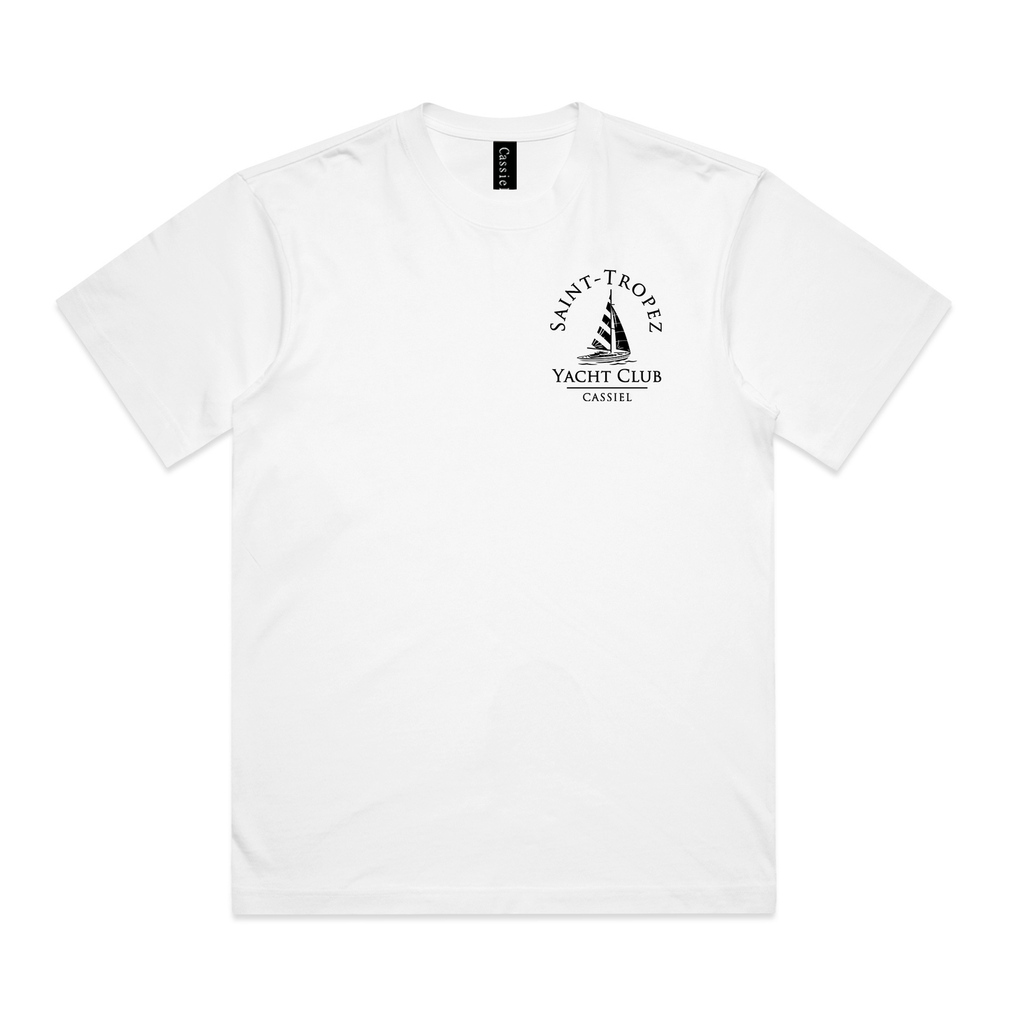 Cassiel Saint Tropez Yacht Box White Tee