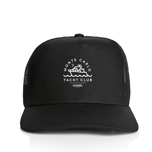 Cassiel Monte Carlo Black Trucker Cap