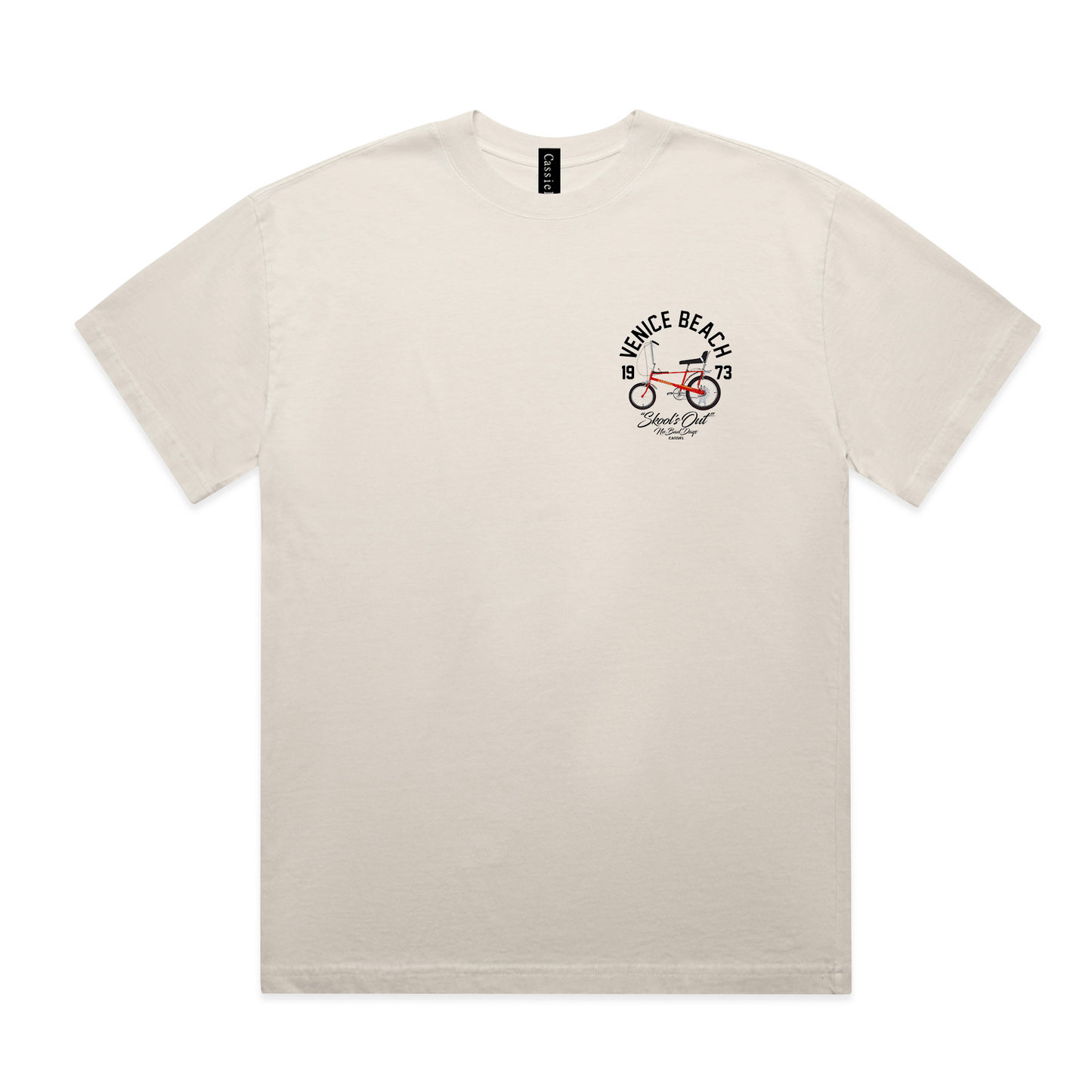 Cassiel Venice Beach Faded Bone Tee