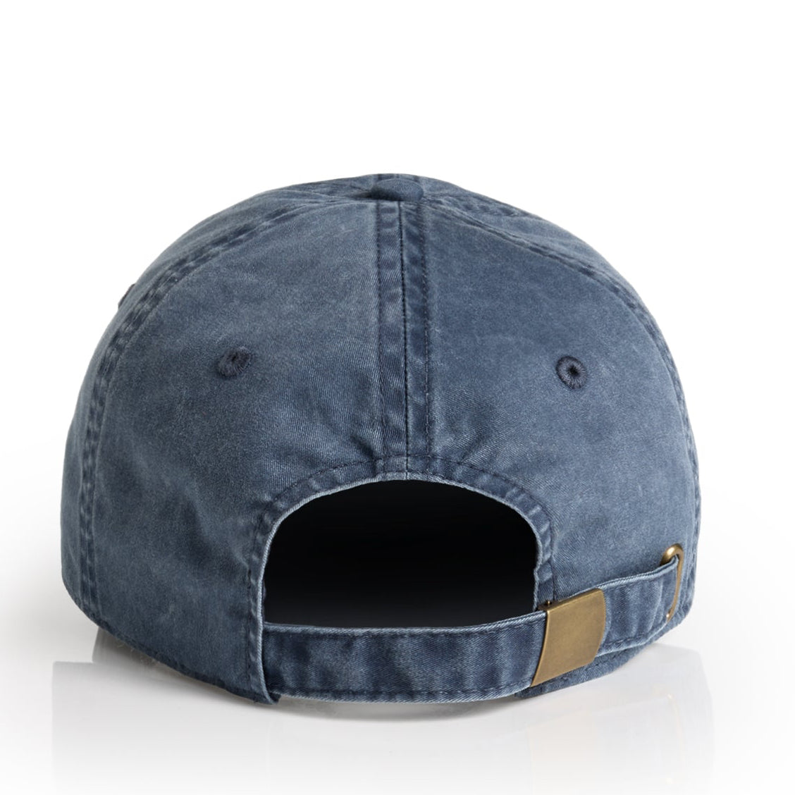 Cassiel Cotton Faded Metal Badge Navy Cap