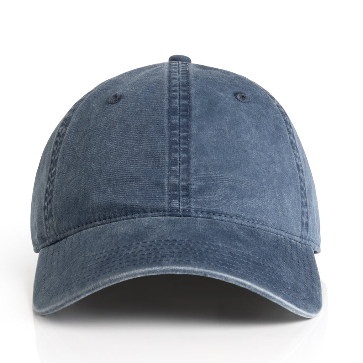 Cassiel Cotton Faded Metal Badge Navy Cap