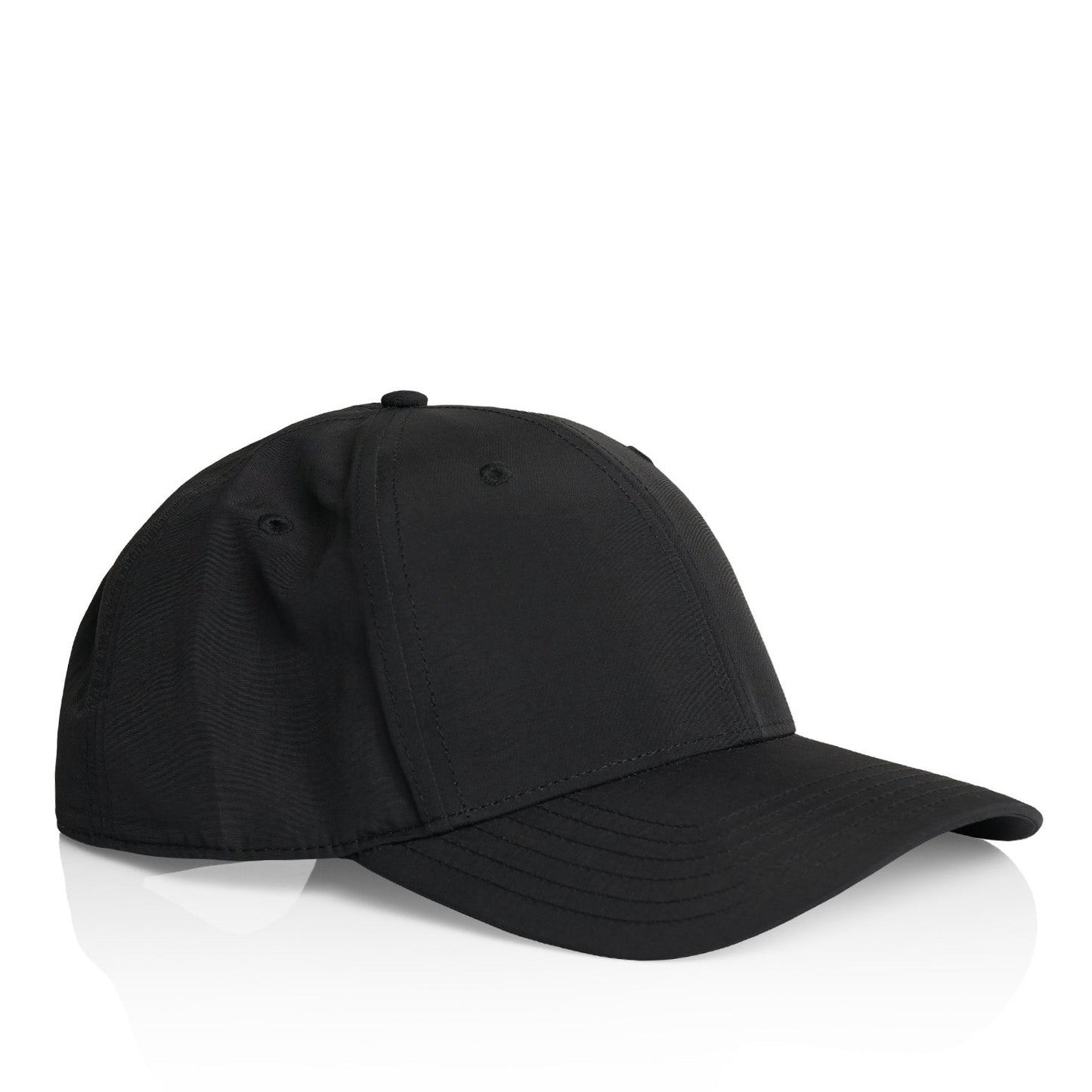 Cassiel Nylon Metal Badge Black Cap