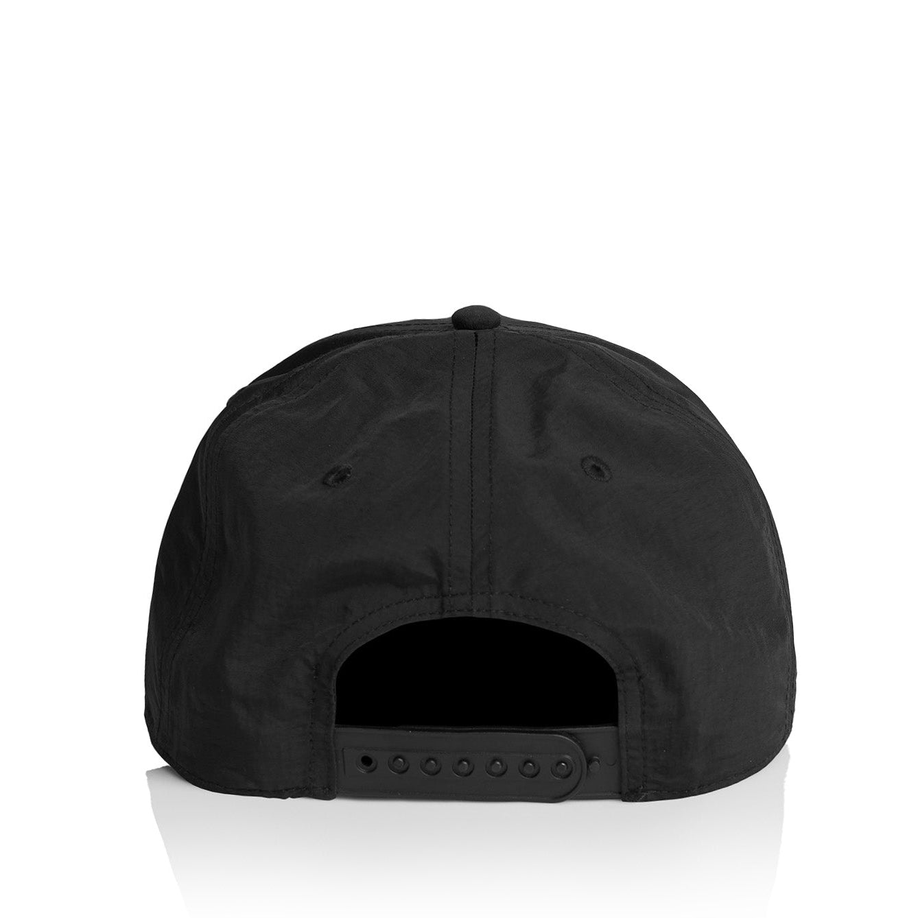 Cassiel Nylon Metal Badge Black Cap