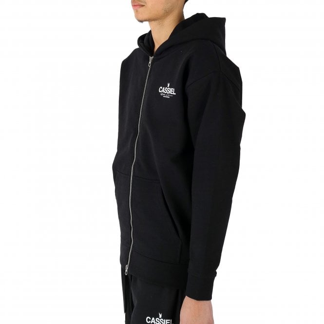 Cassiel For The Chosen Zip Hoodie Black Sweatshirt