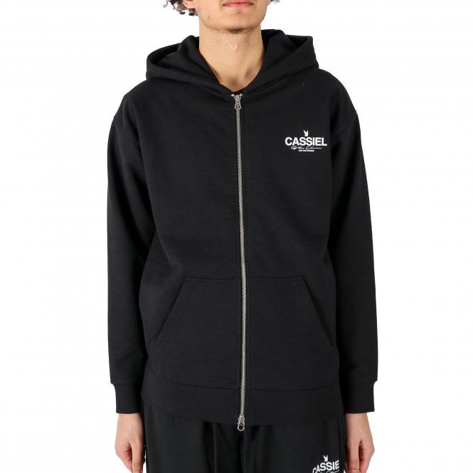 Cassiel For The Chosen Zip Hoodie Black Sweatshirt