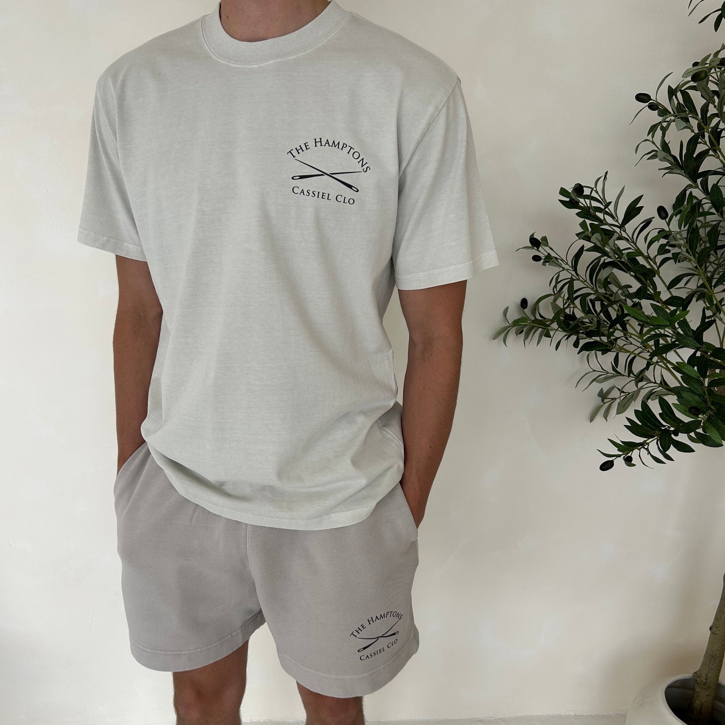 Cassiel The Hamptons Faded Bone Tee