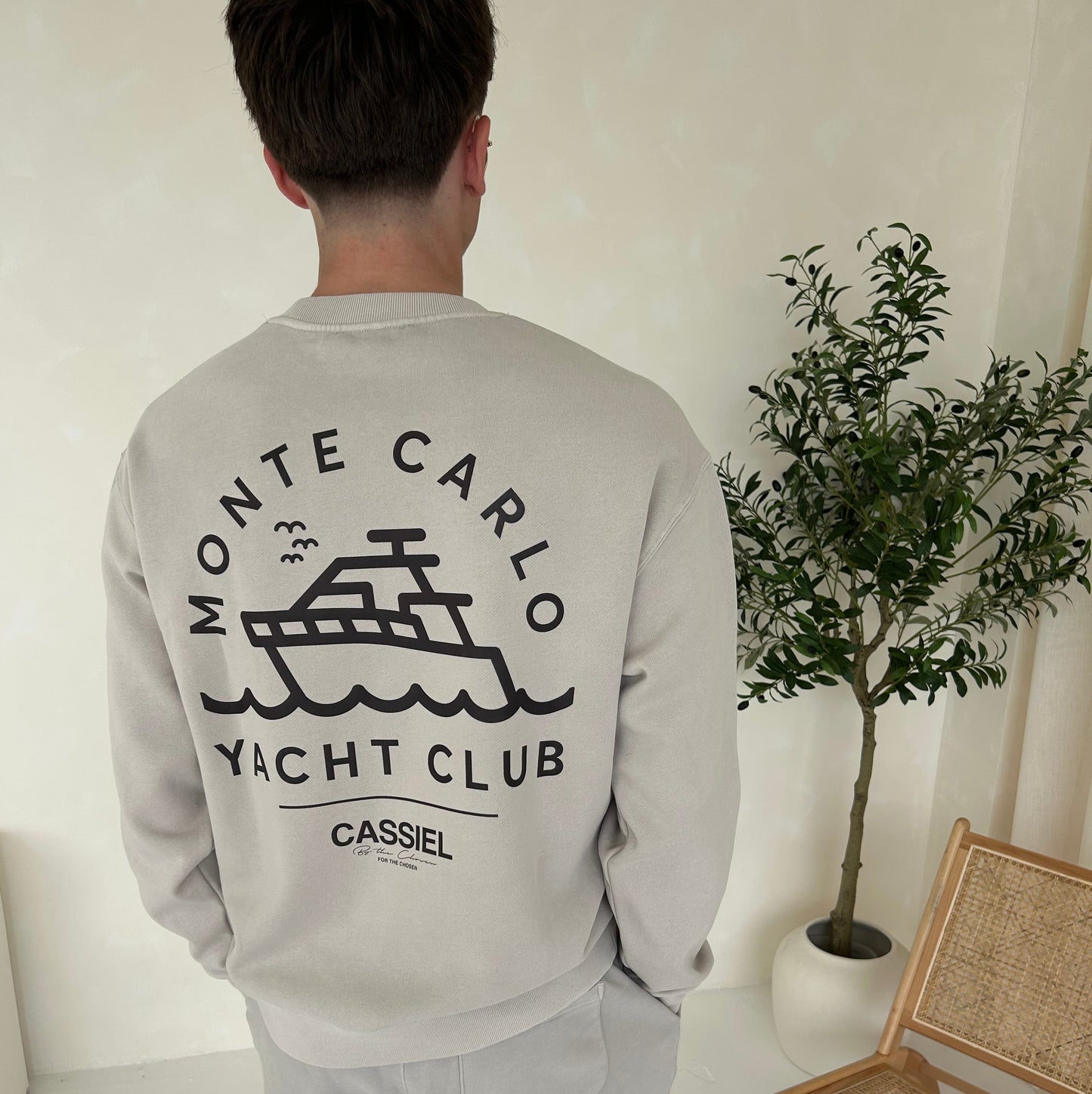 Cassiel Monte Carlo Faded Bone Sweatshirt