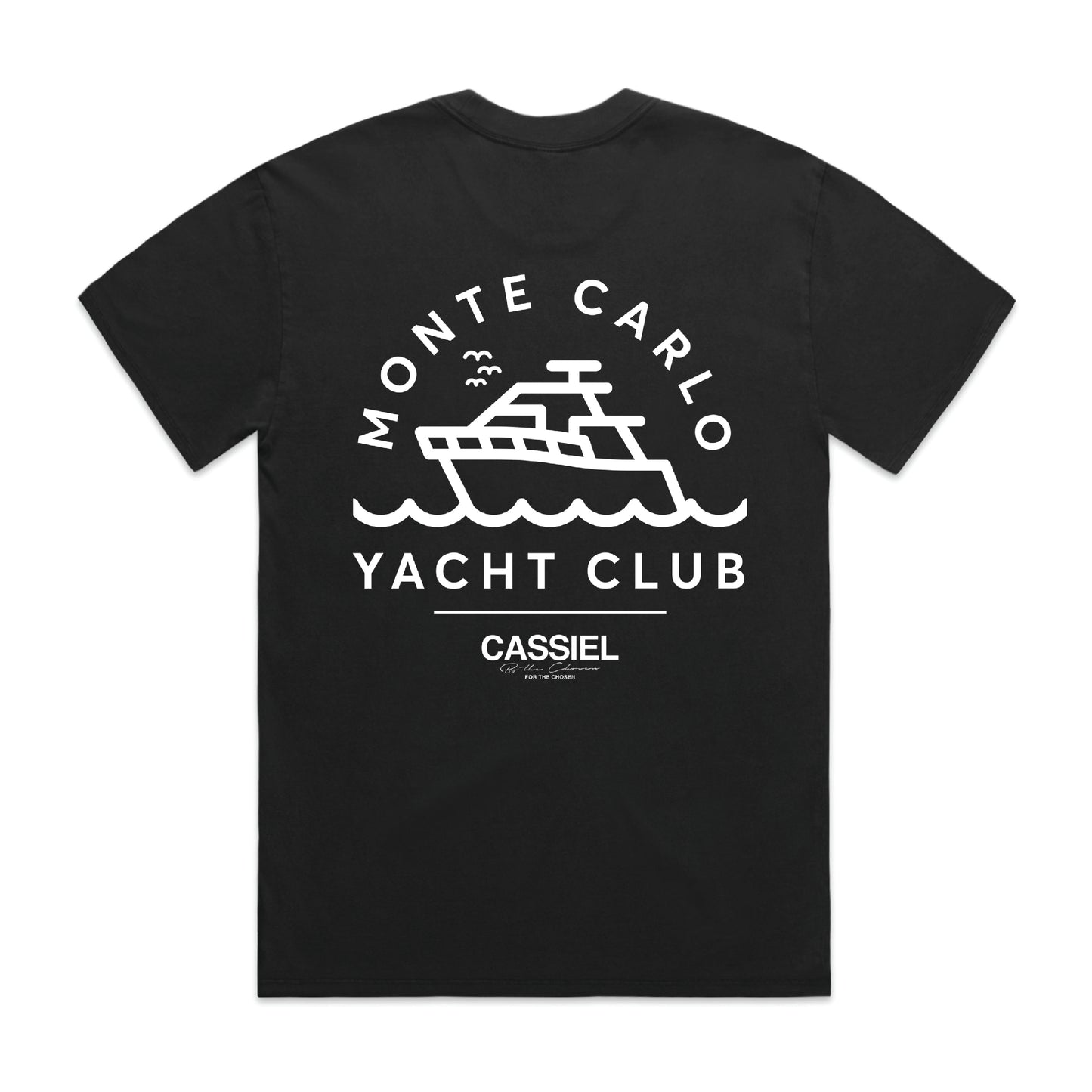 Cassiel Monte Carlo Washed Black Tee