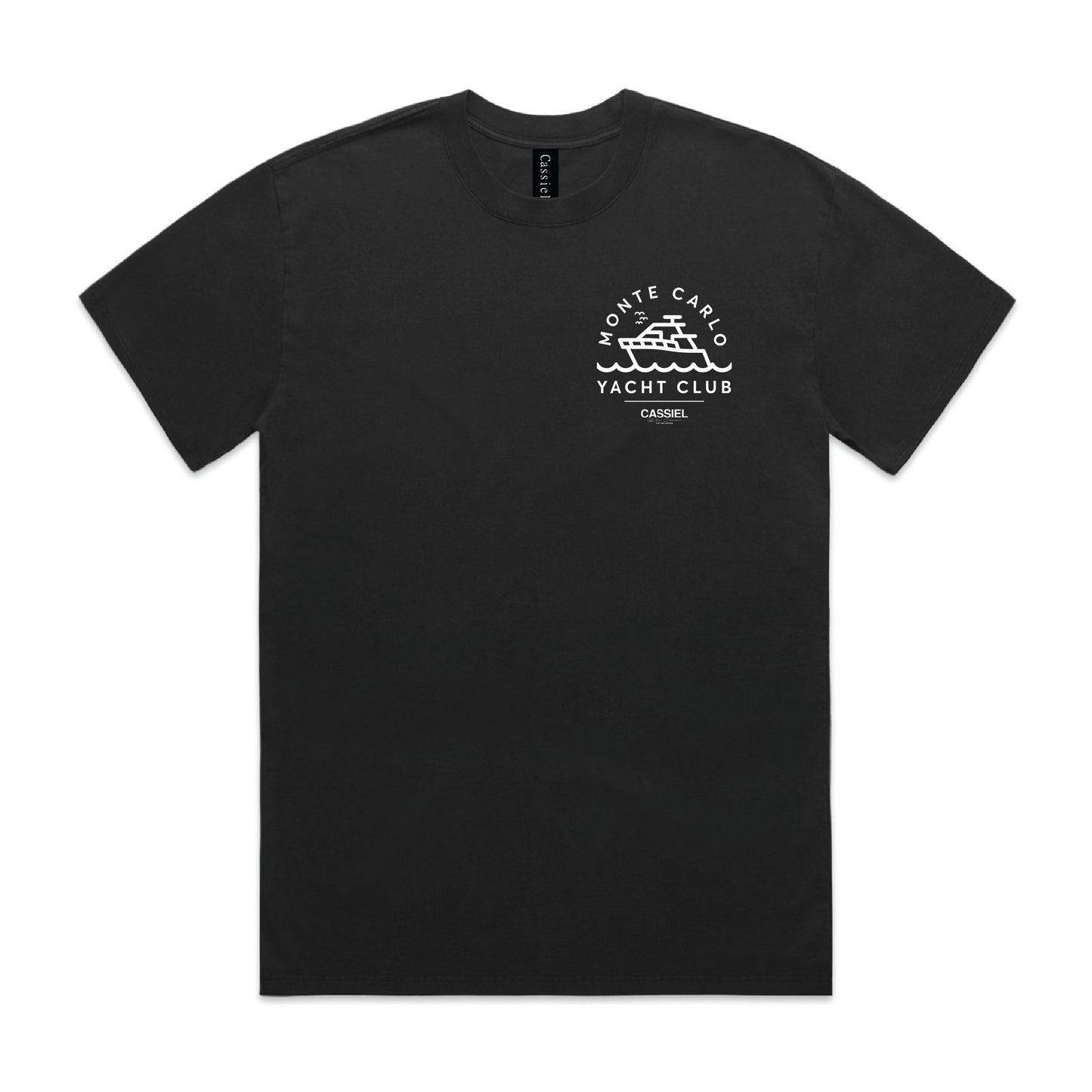 Cassiel Monte Carlo Washed Black Tee