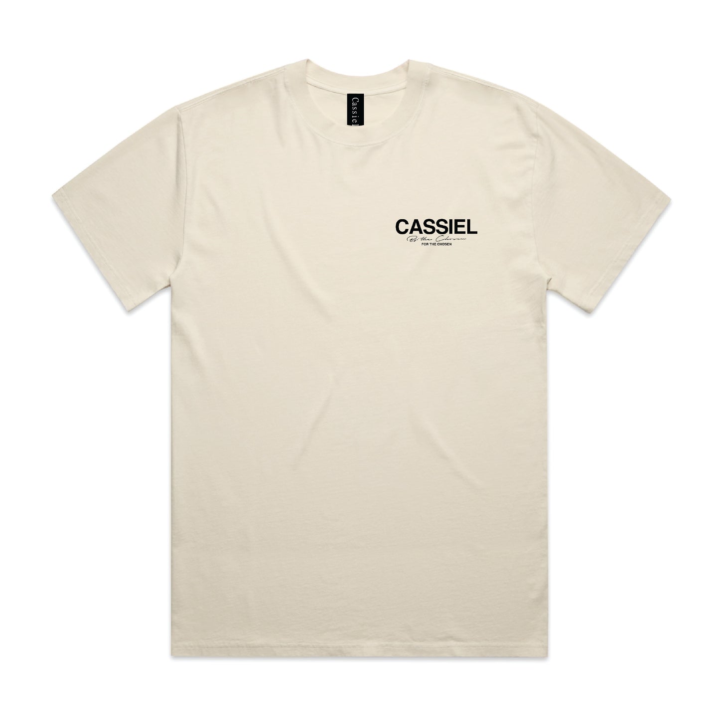 Cassiel Angel Faded Ecru Tee