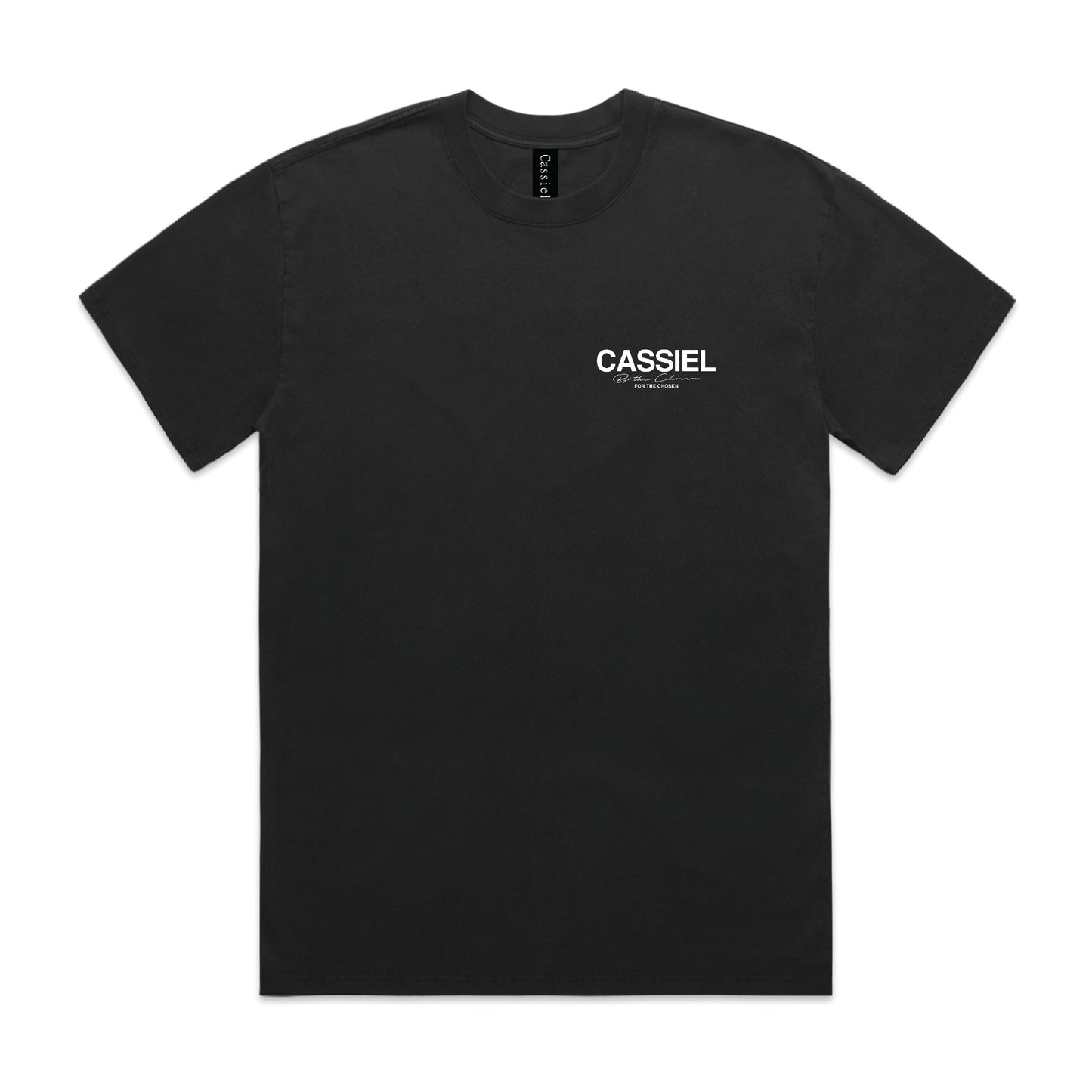 Cassiel Angel Faded Black Tee