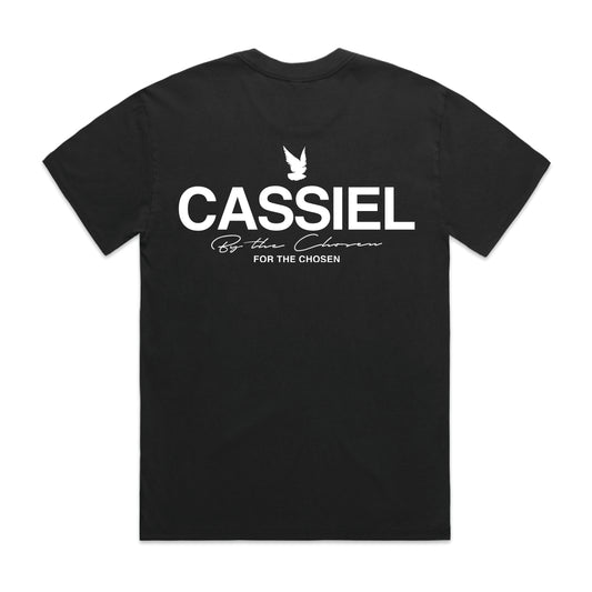 Cassiel For The Chosen Faded Black Tee