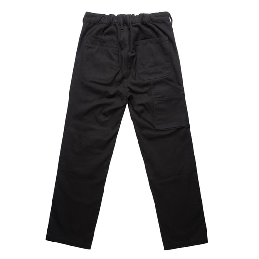 Cassiel Canvas Carpenter Black Trouser