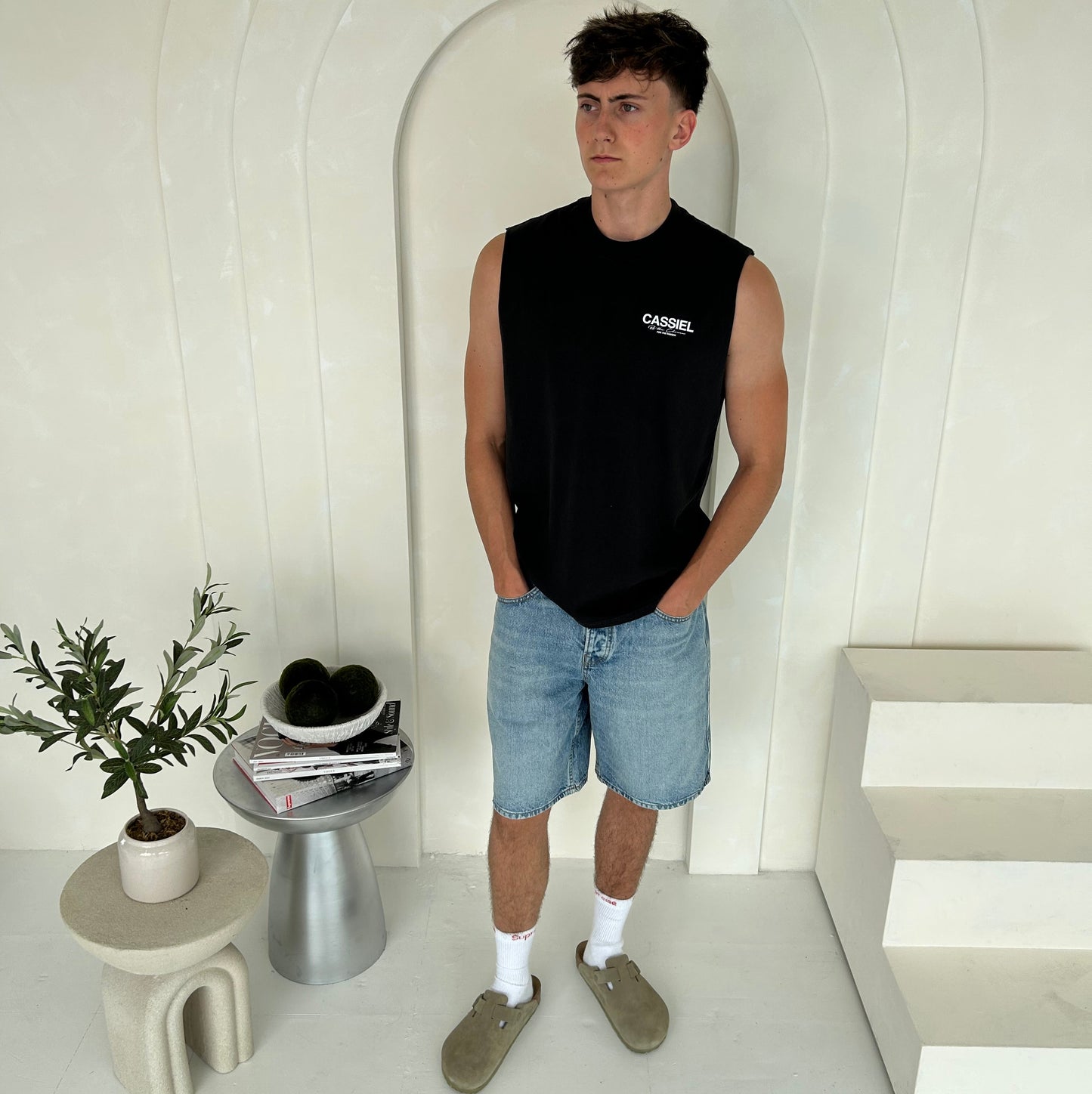 Cassiel For The Chosen Faded Black Vest