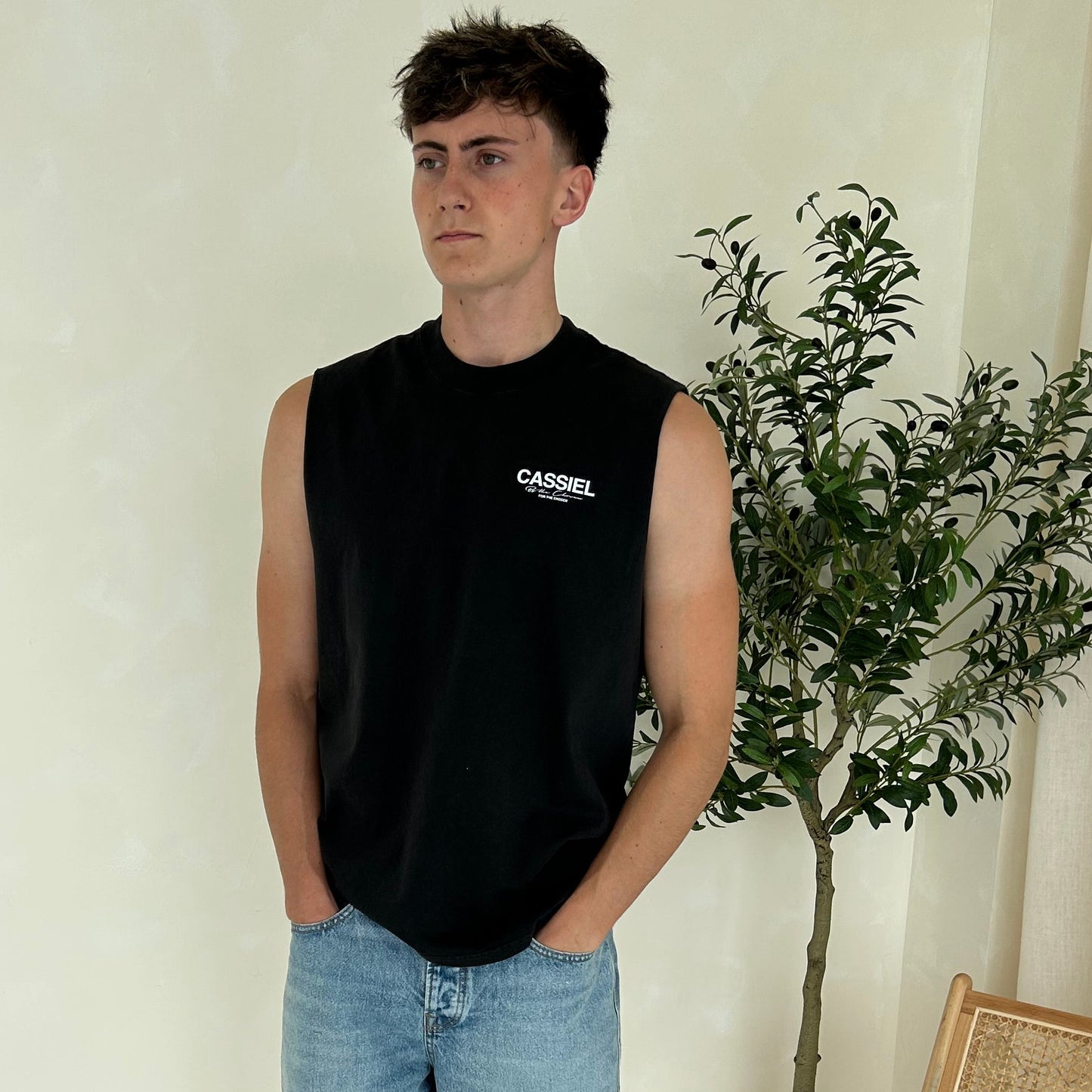 Cassiel For The Chosen Faded Black Vest