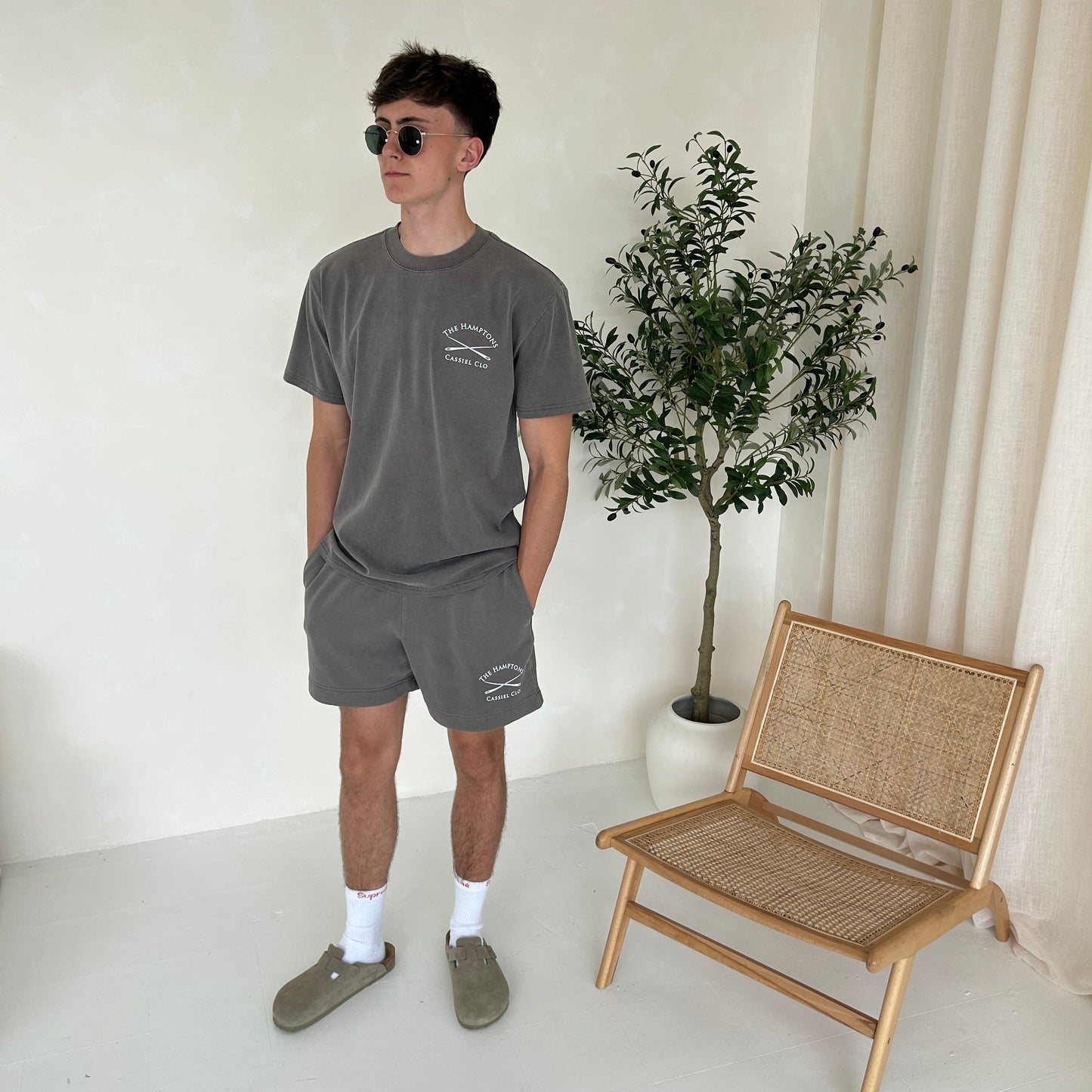 Cassiel The Hamptons Faded Grey Tee