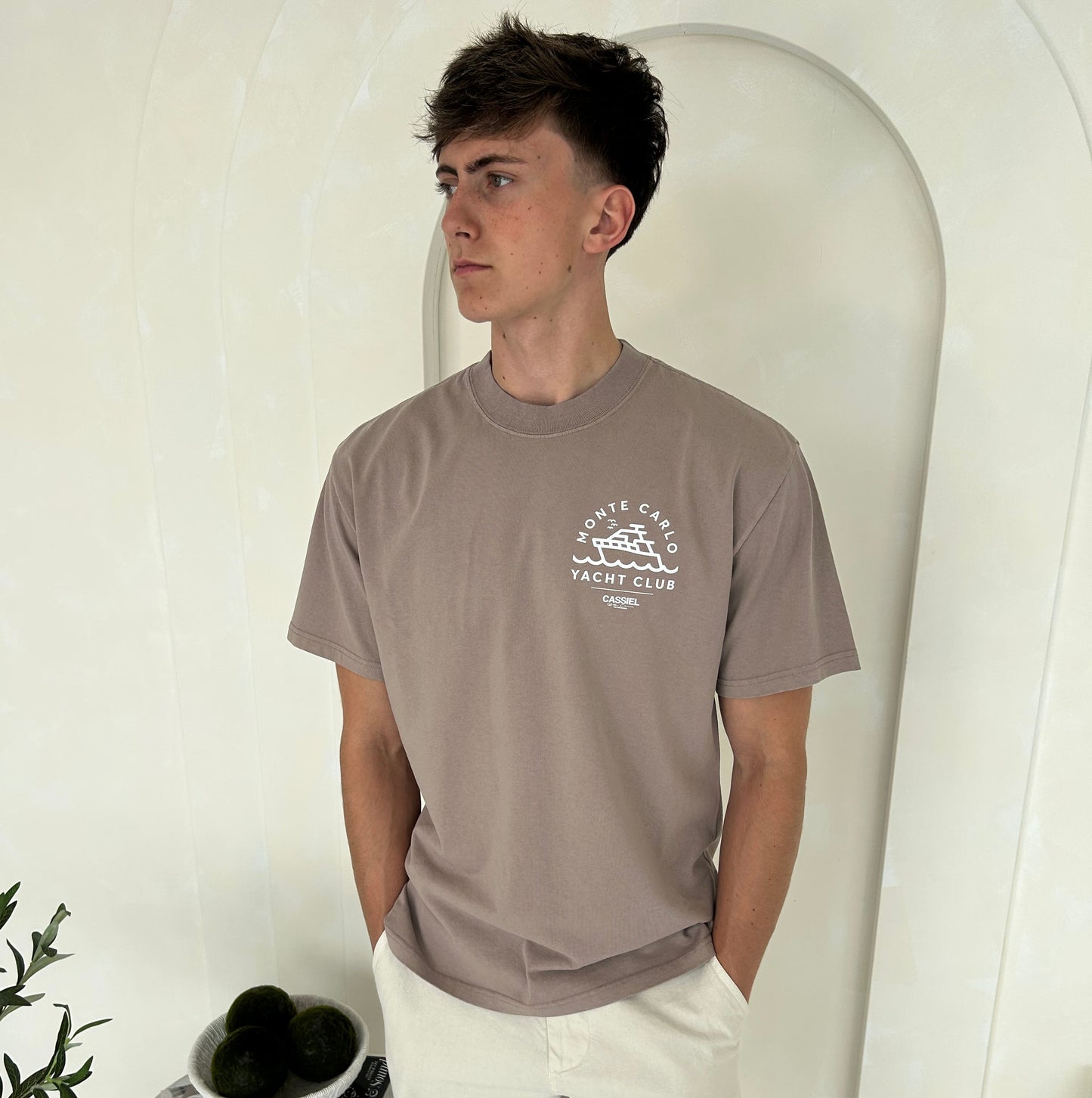 Cassiel Monte Carlo Faded Pink Tee