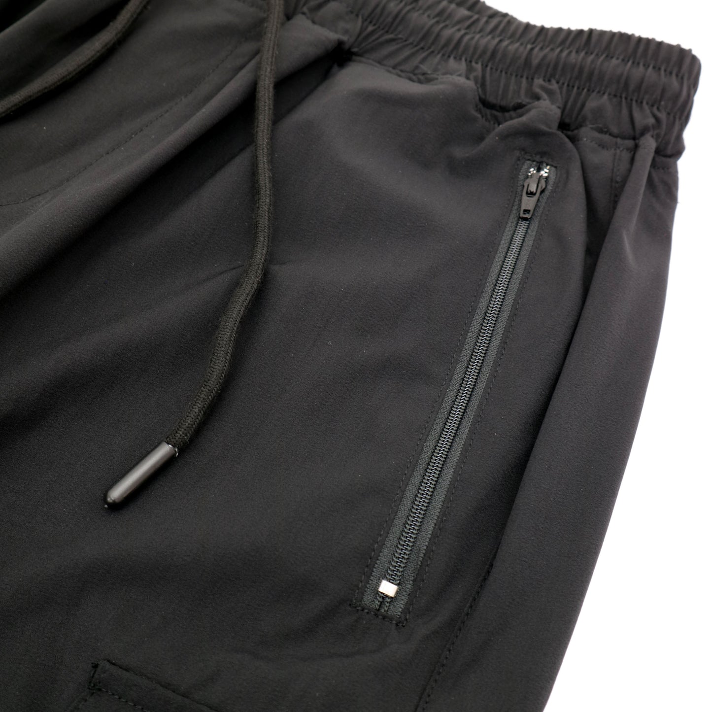 Cassiel Stretch Black Cargo Pant