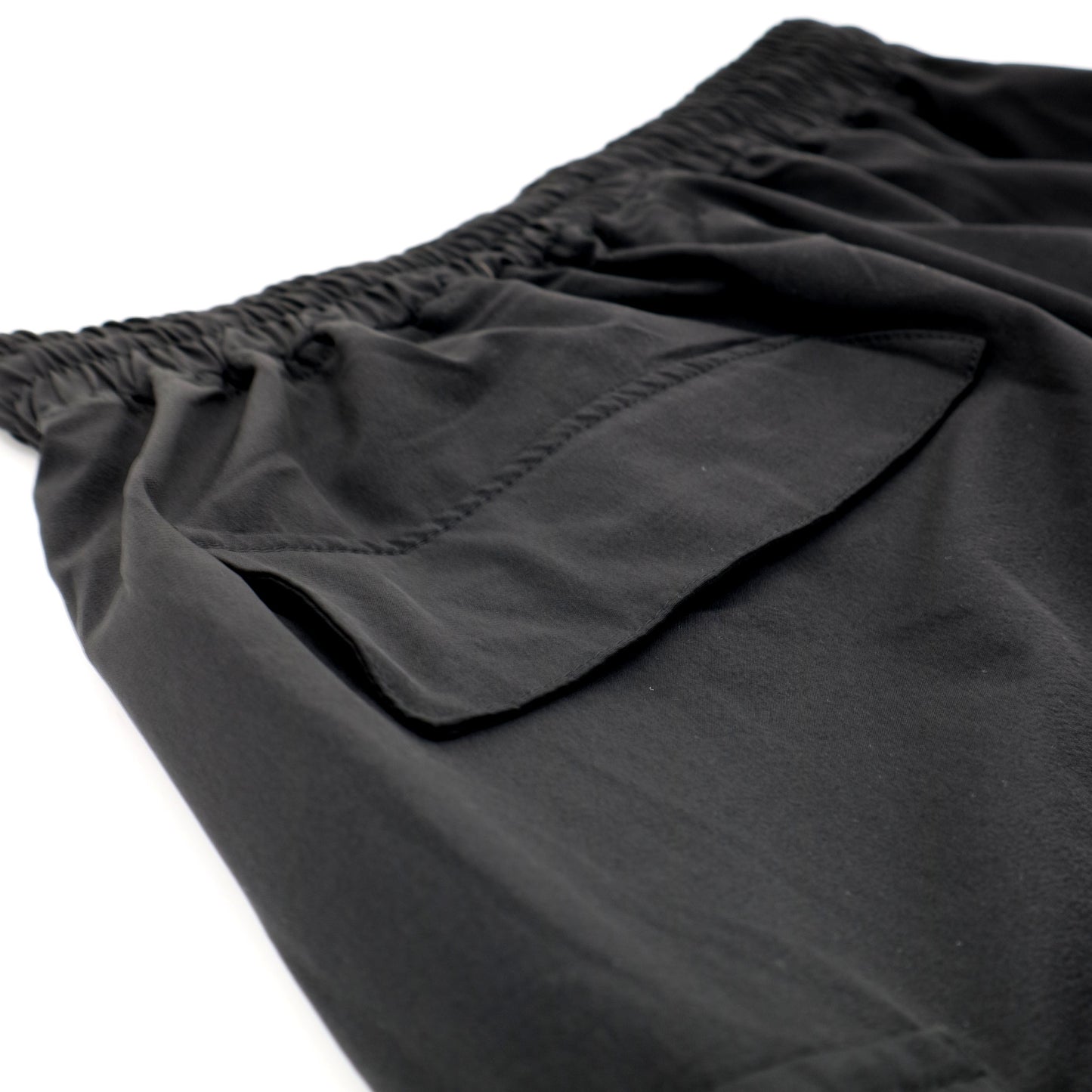 Cassiel Stretch Black Cargo Short