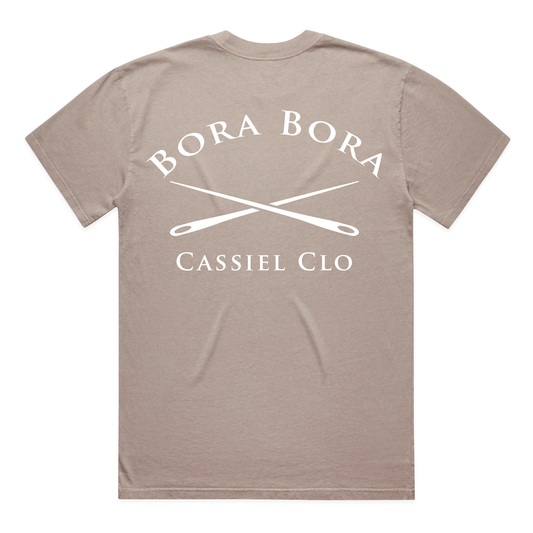 Cassiel Bora Bora Faded Mushroom Tee