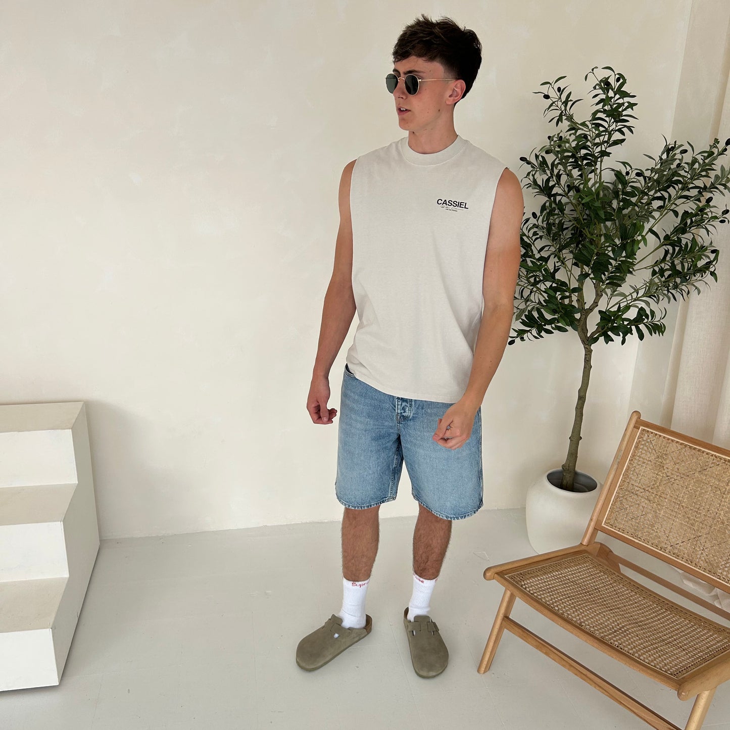 Cassiel For The Chosen Faded Bone Vest