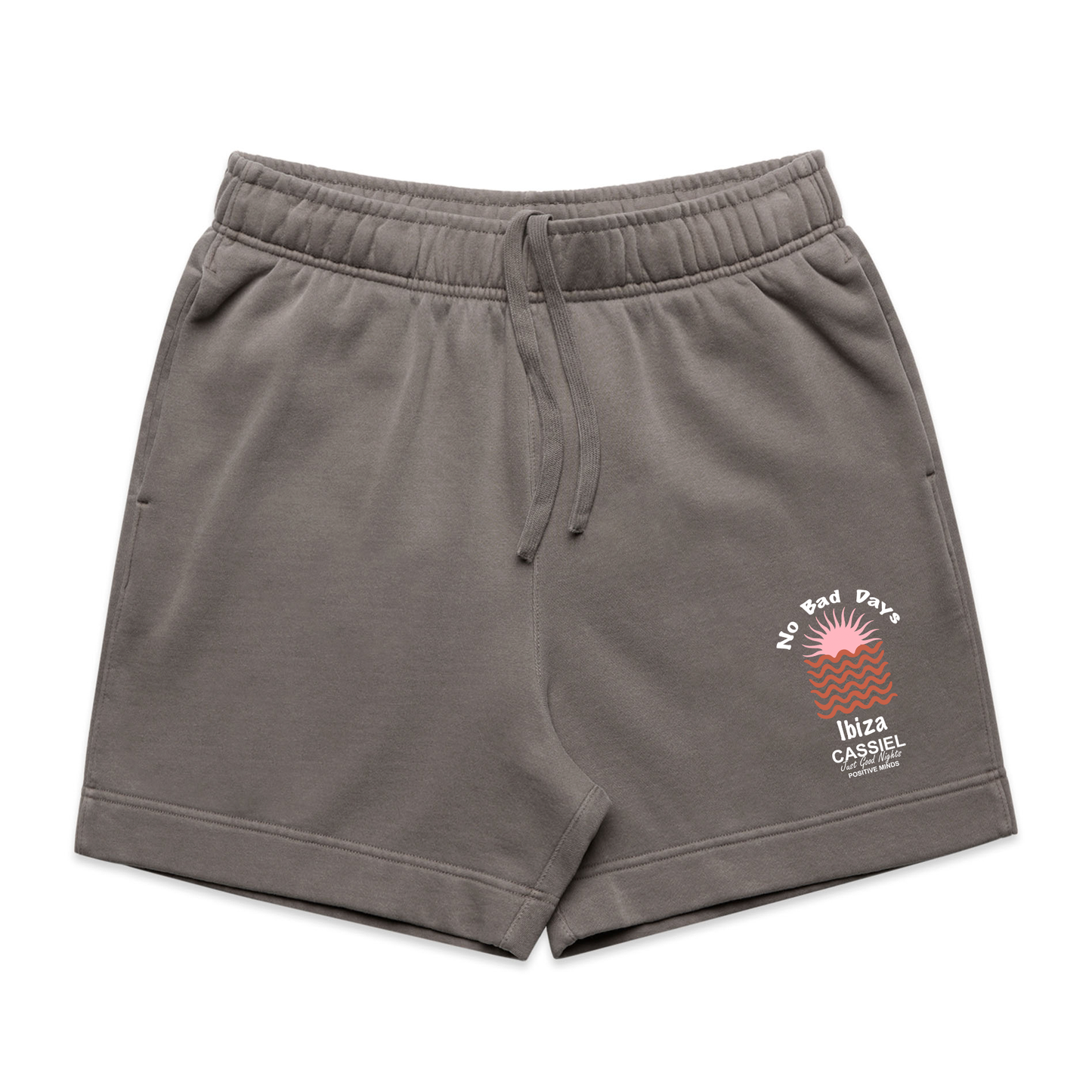 Cassiel Ibiza Faded Grey Sweat Short