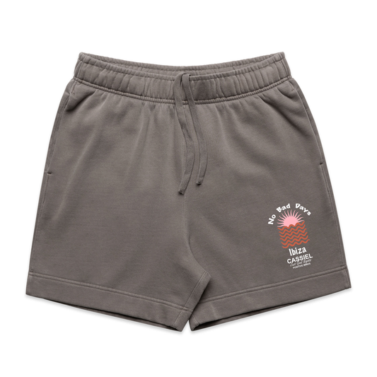 Cassiel Ibiza Faded Grey Sweat Short