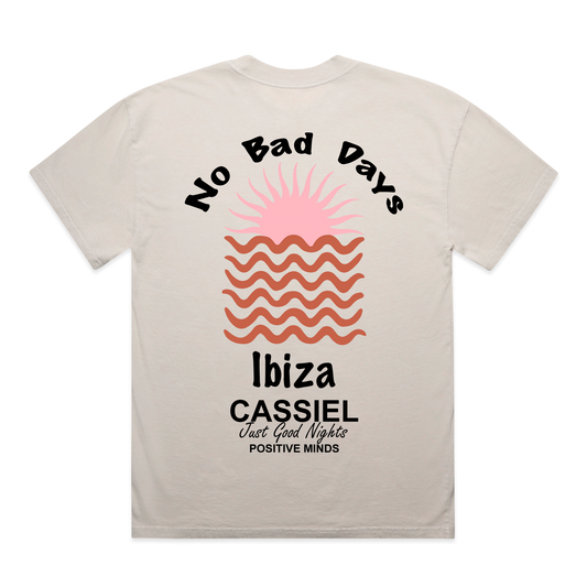 Cassiel Ibiza Faded Bone Tee