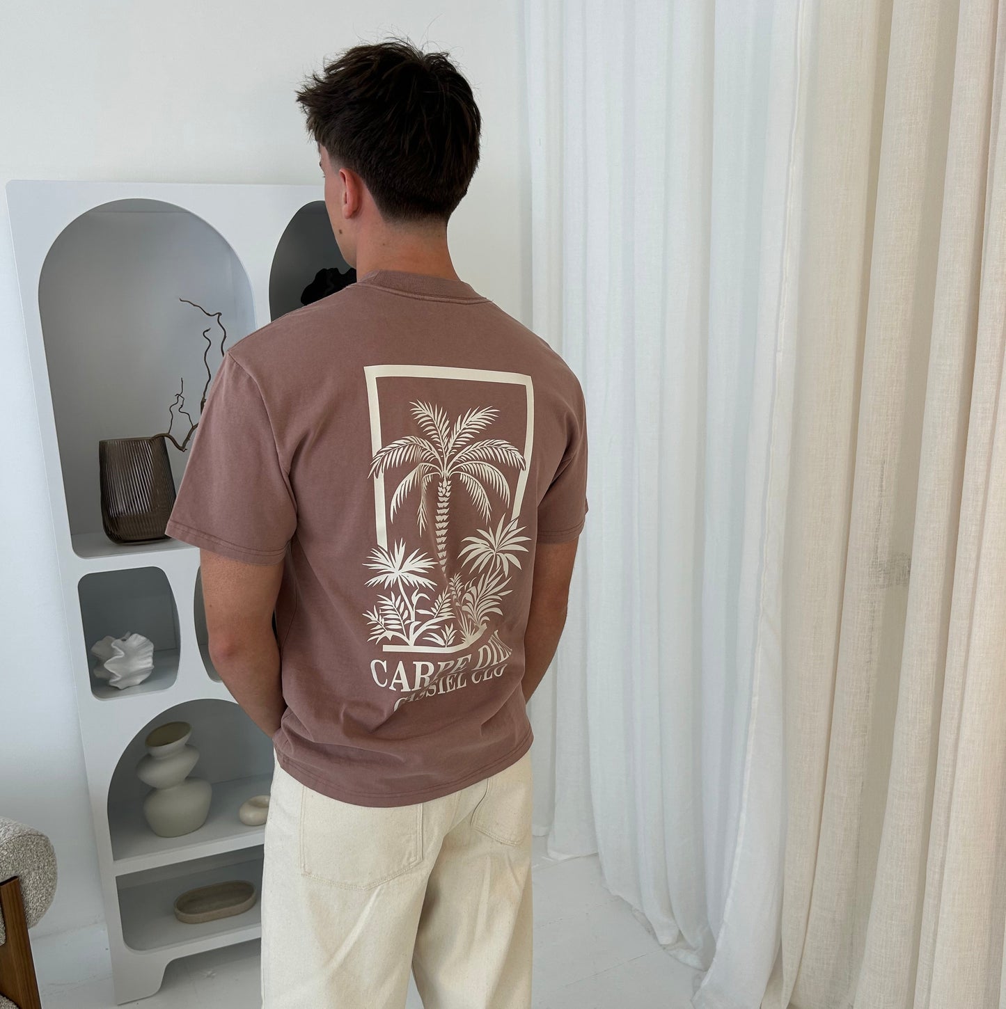 Cassiel Carpe Diem Faded Pink Tee