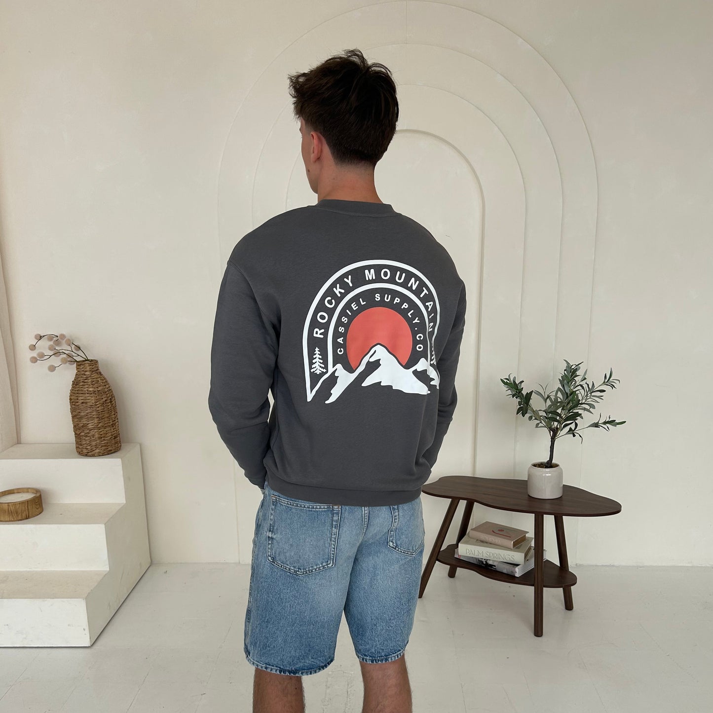 Cassiel Rocky Mountain Grey Sweatshirt