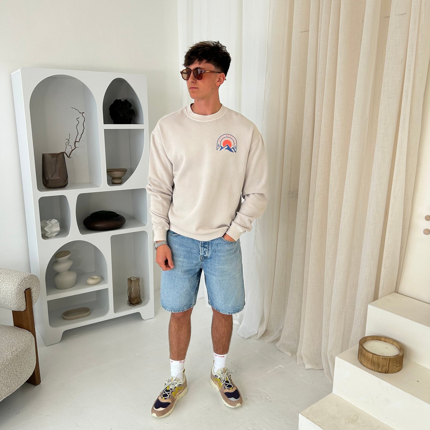 Cassiel Rocky Mountain Bone Sweatshirt